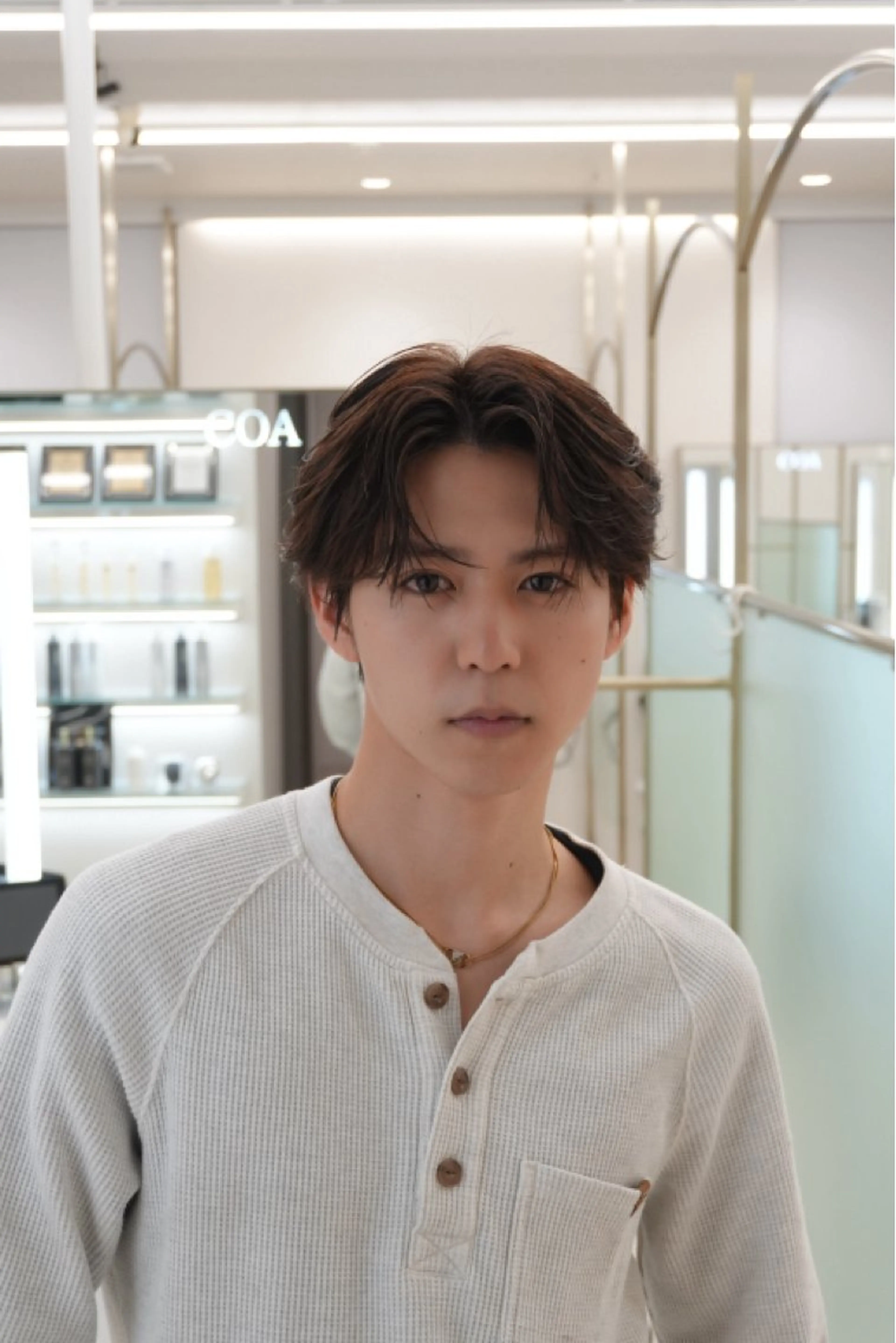 【メンズ限定メニュー】プレミアムケアカラー＋似合わせヘアスタイリングの写真