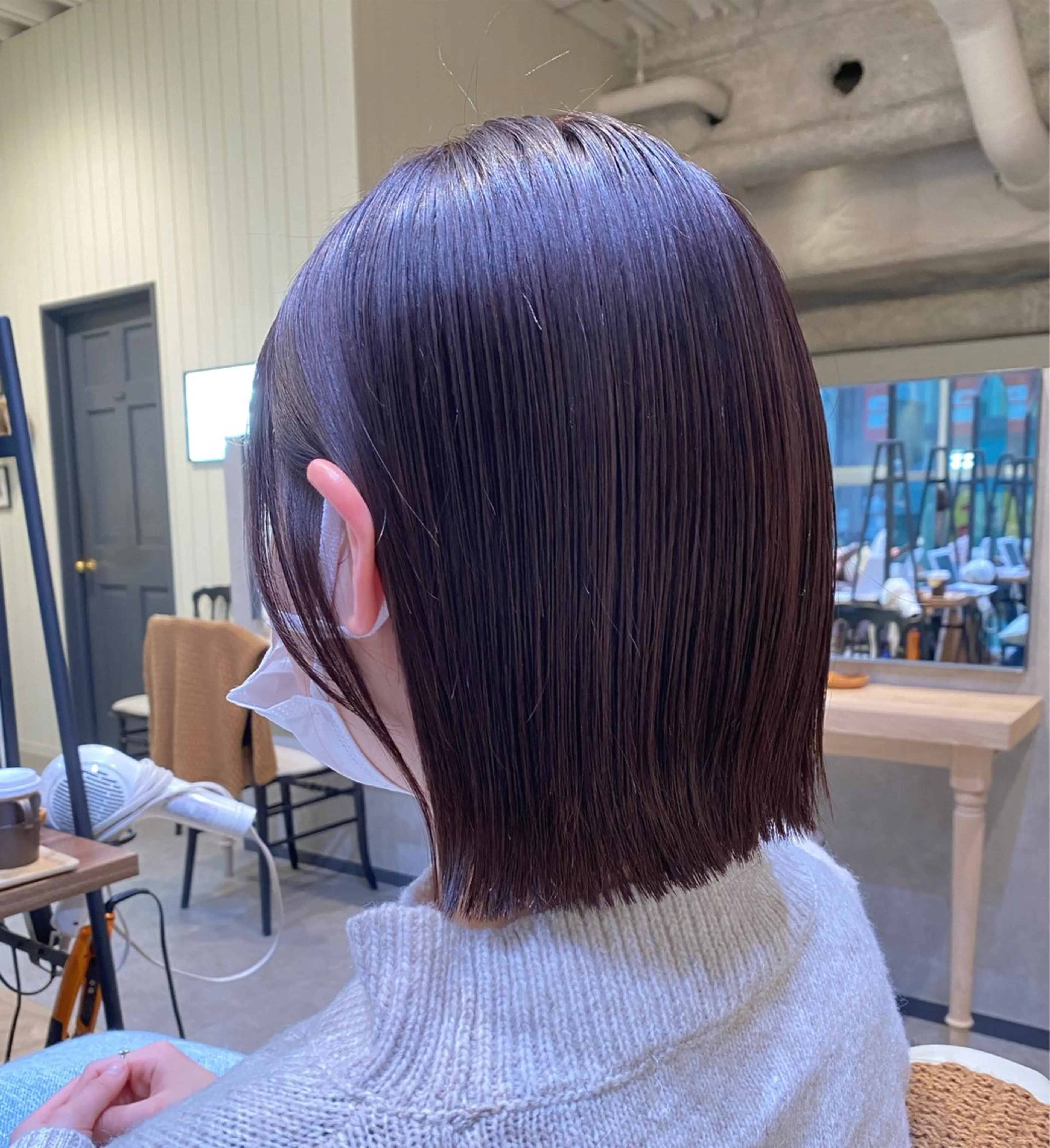 ミディアム カラー カット ヘアカラー トリートメント 新宿 / Aujua ｿﾑﾘｴ🫧森田涼介のヘアスタイル