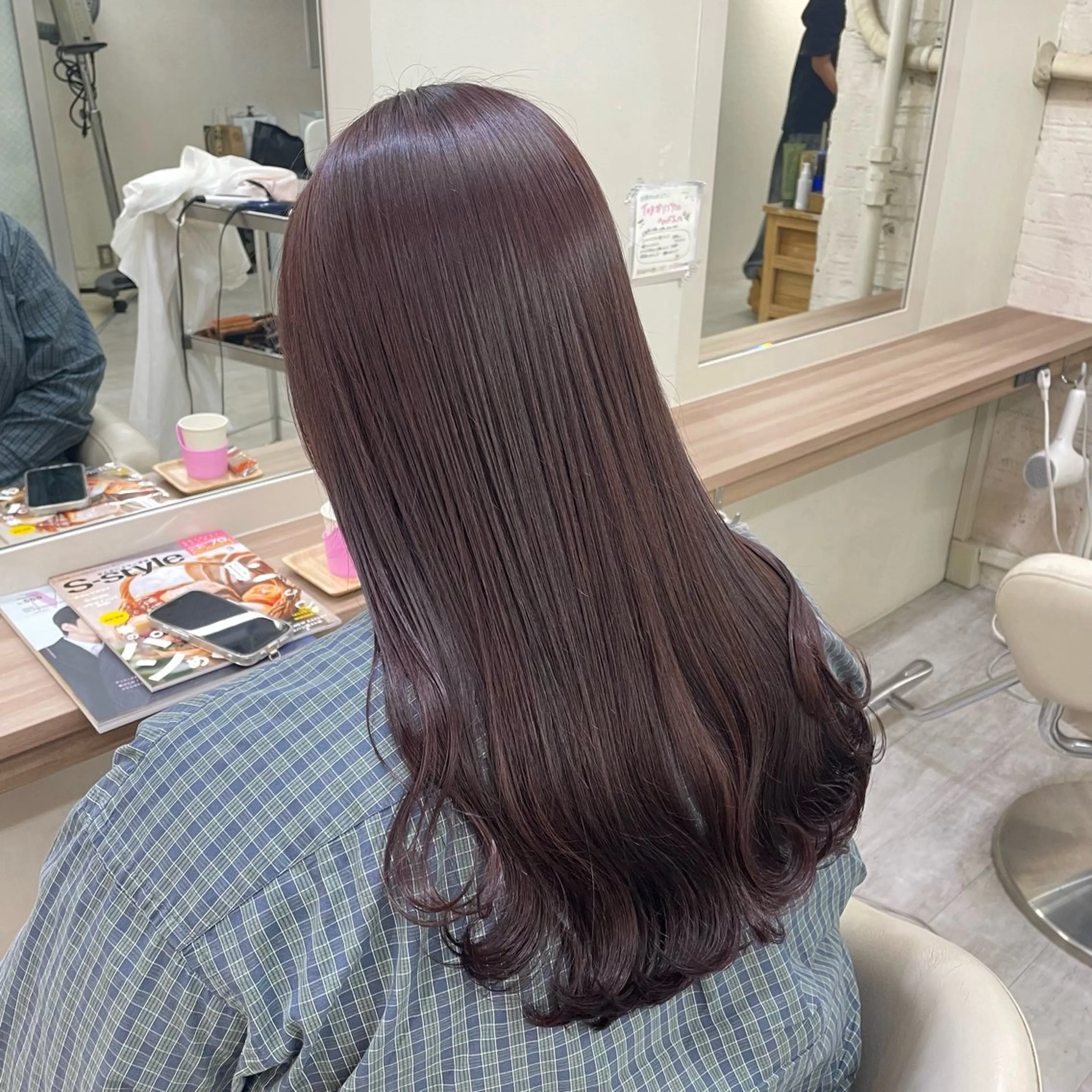 ロング Riru🩵縮毛矯正 リピーター多数✨🩵のヘアスタイル