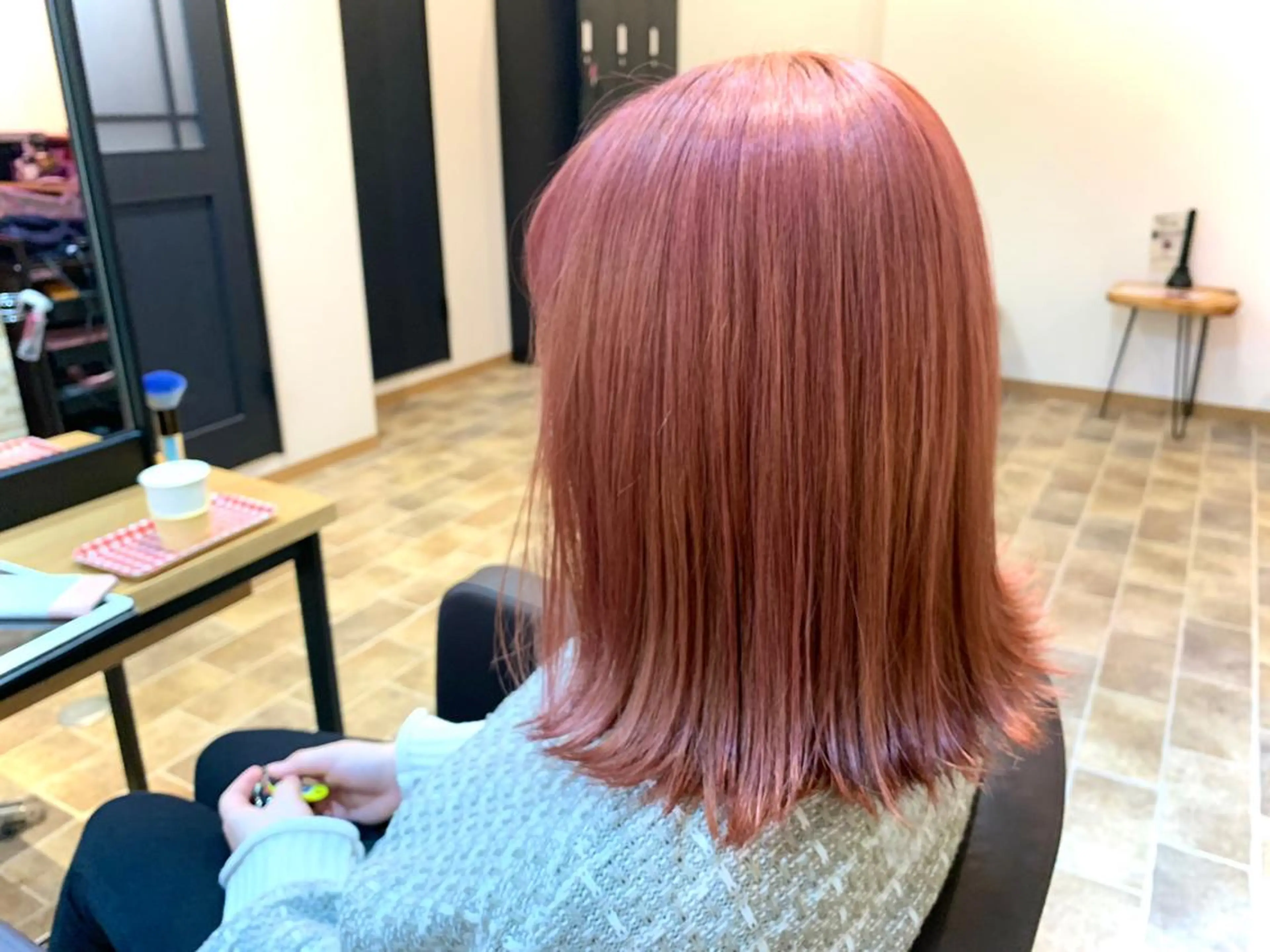 ミディアム 吉田 聡一のヘアスタイル