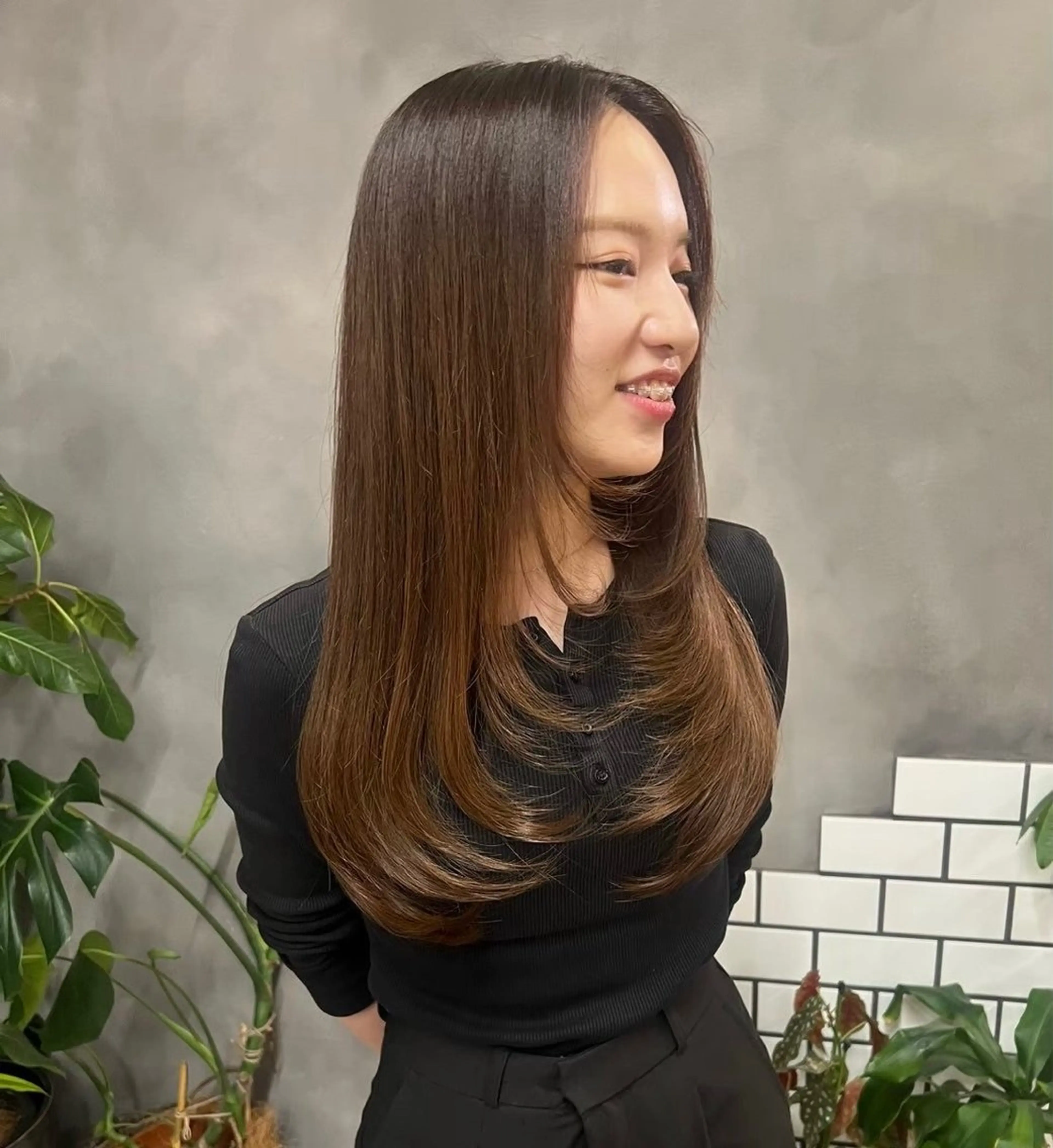 ロング 韓国系/ダブルカラー /トグチリンカのヘアスタイル