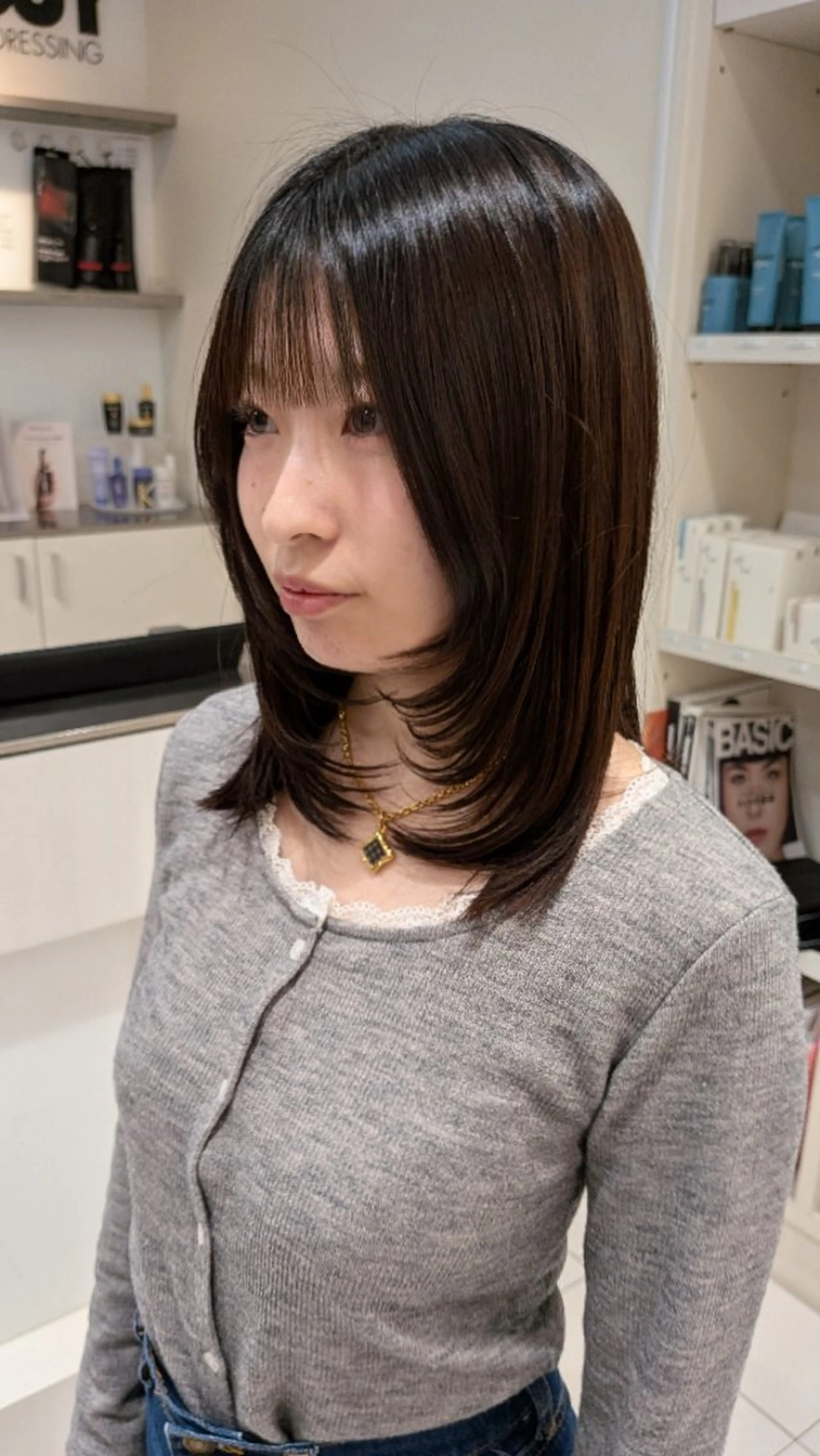 セミロング TONI＆GUY酒井 紅氏朗のヘアスタイル