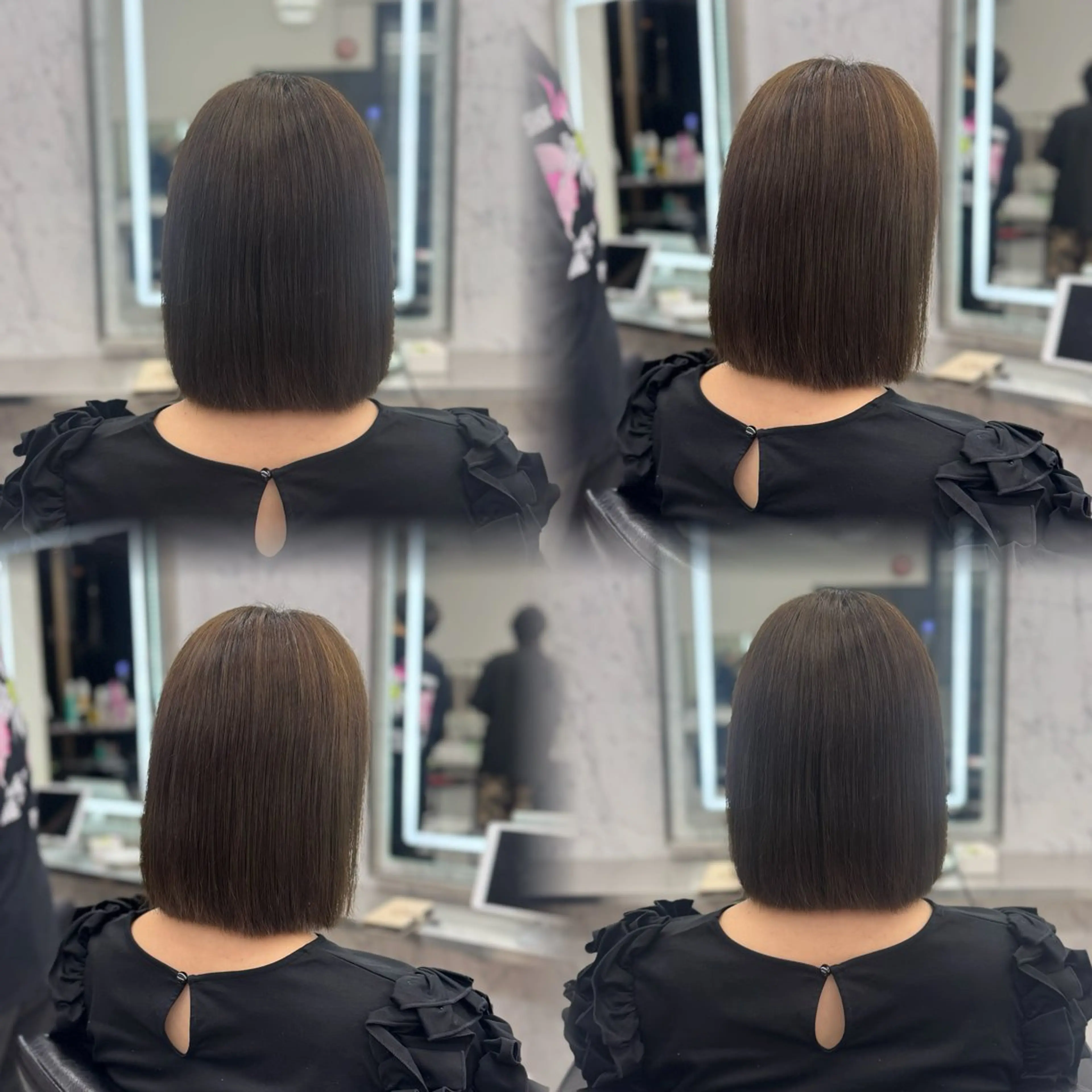 ショート カラー ブラウンカラー ハイトーンカラー 韓国風ヘア JPCY MIRIYAのヘアスタイル