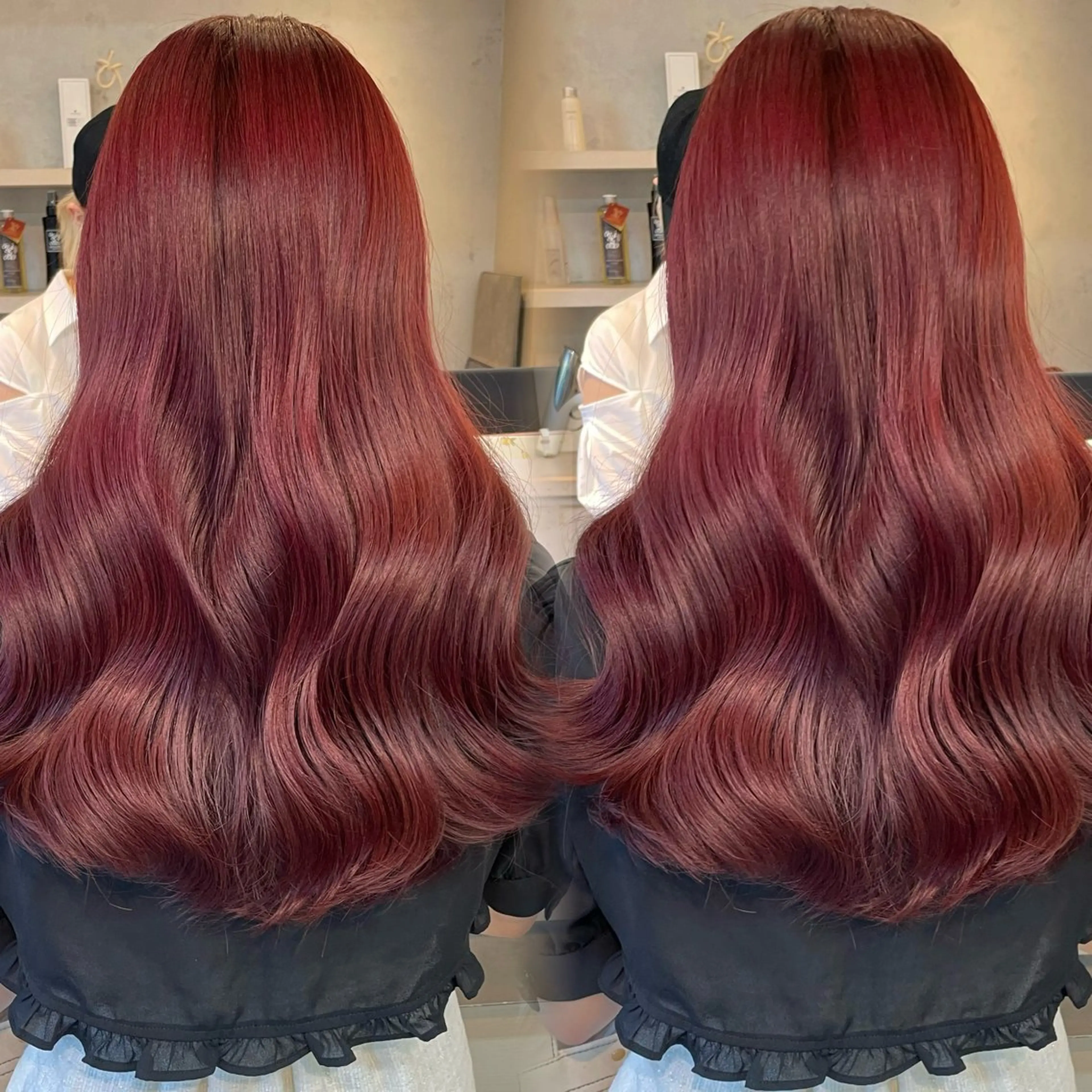 ロング カラー ブリーチなしカラー kana🐱のヘアスタイル