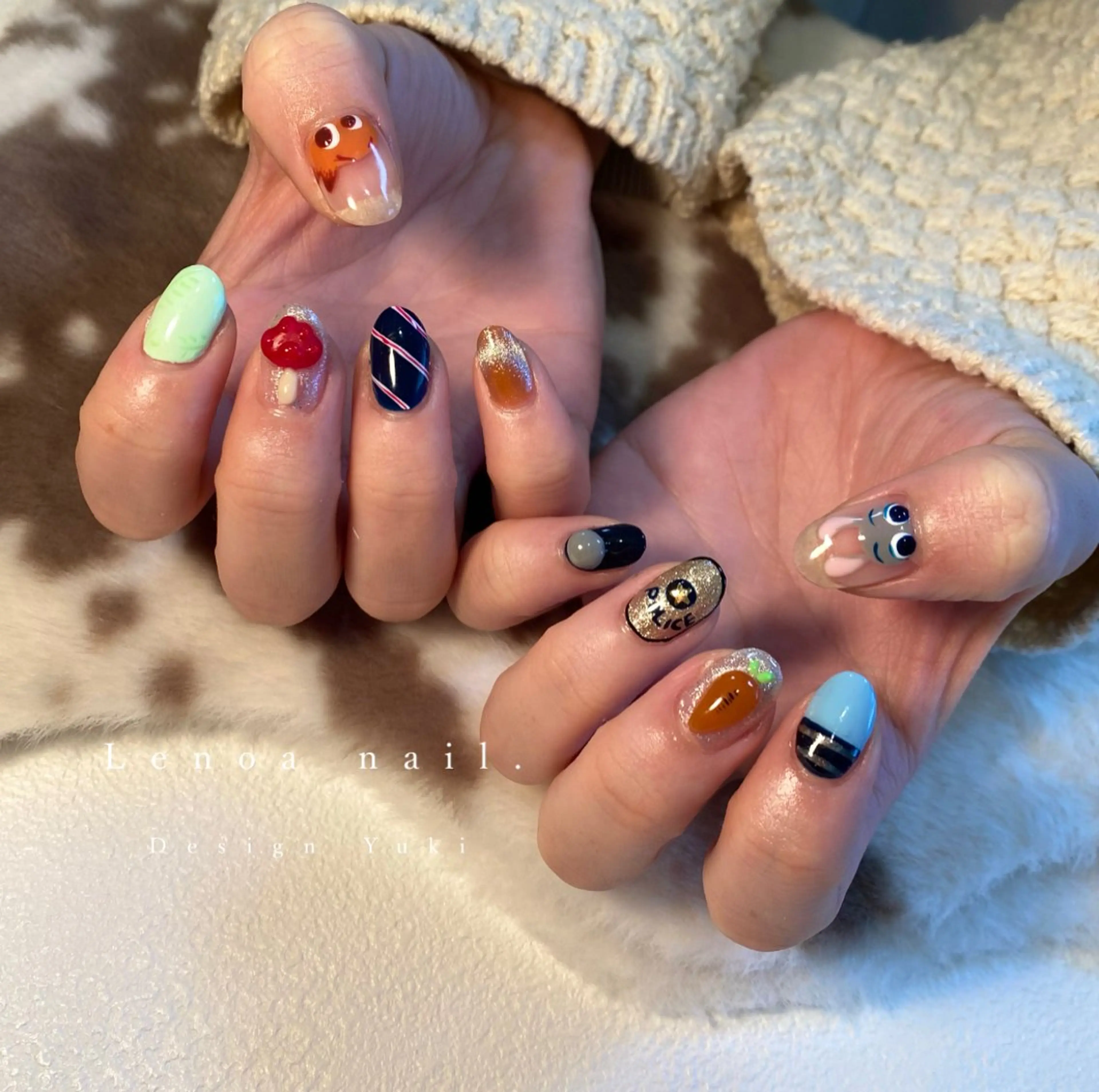 ネイル アートネイル ハンドネイル Lenoa Yukiのネイルデザイン