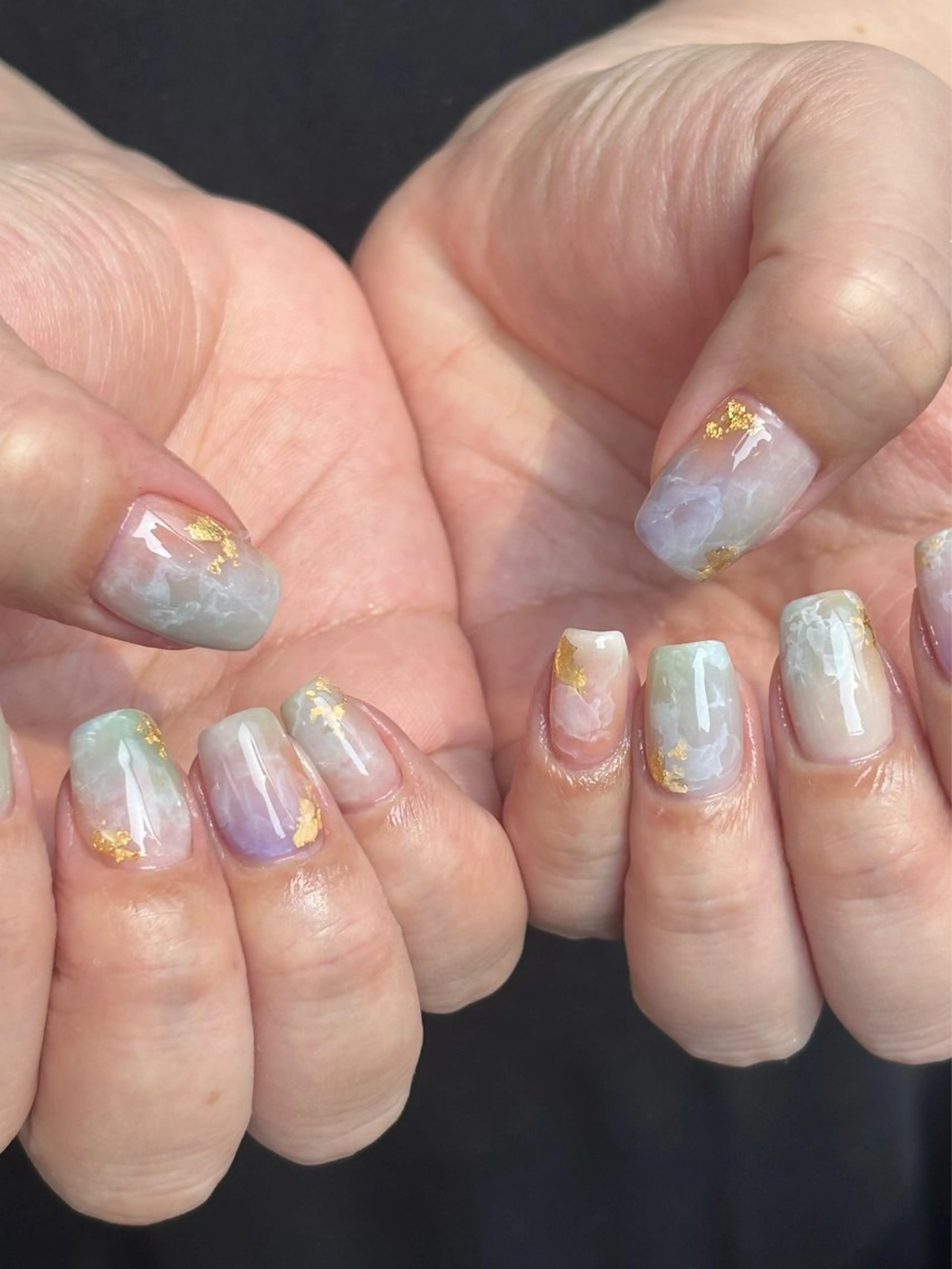 ネイル diar blue 🩵ayanaのネイルデザイン