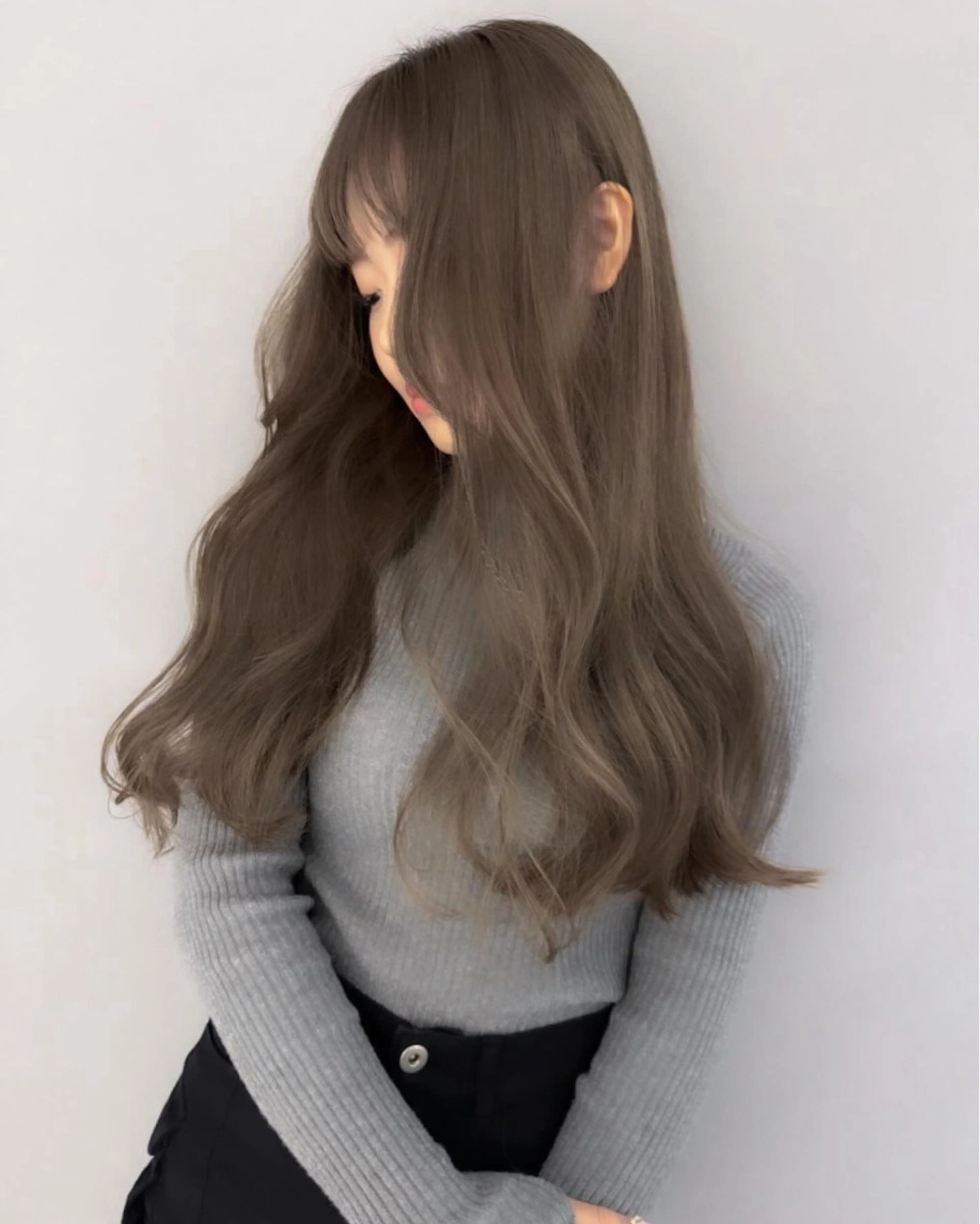 ロング カラー アディクシーカラー バレイヤージュ ブリーチ ケアブリーチ 透明感カラー ヘアカラー Grow by NYNY 打越裕樹のヘアスタイル