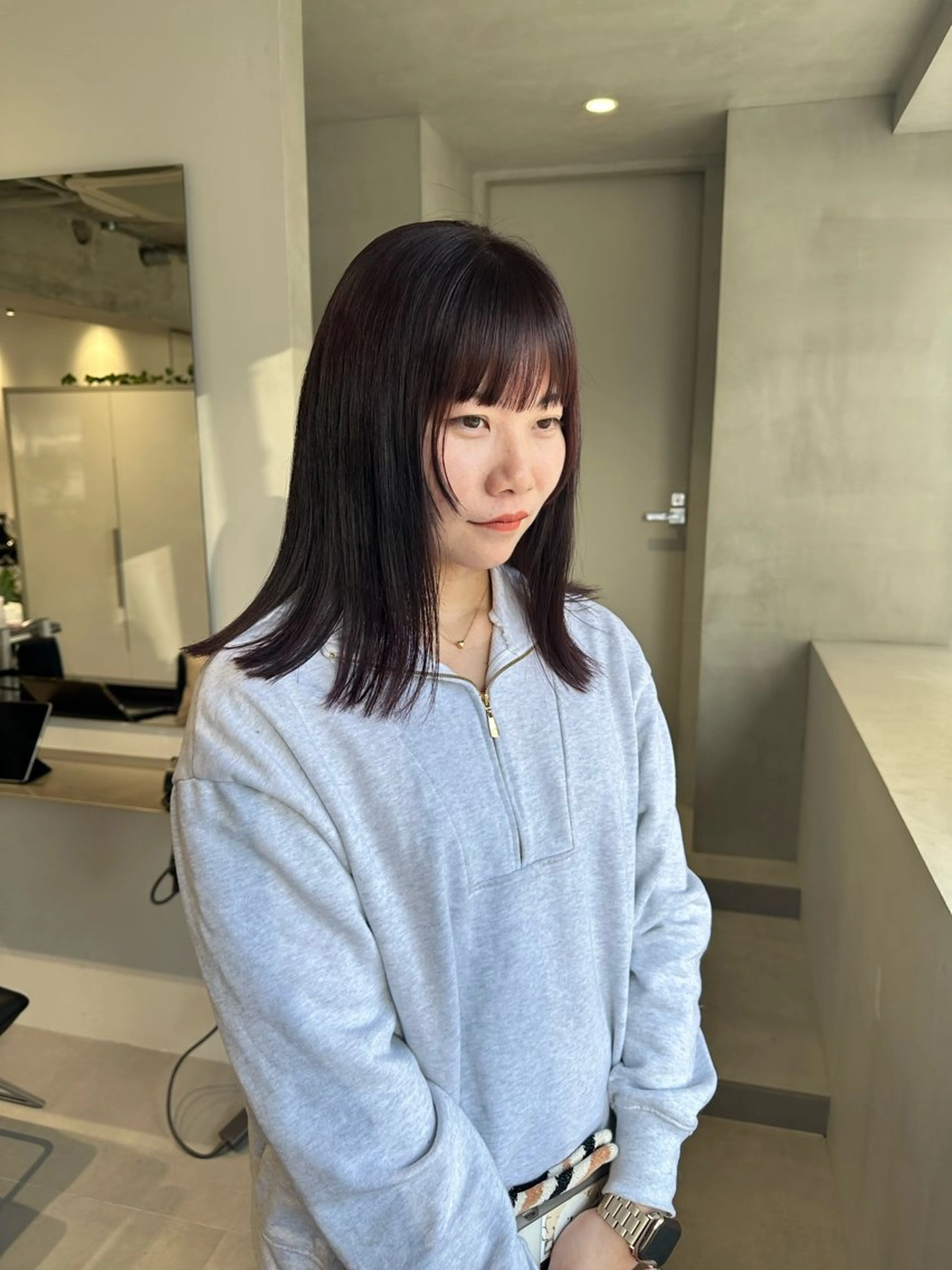 ミディアム ボブ/似合わせ レイヤーcocomoのヘアスタイル