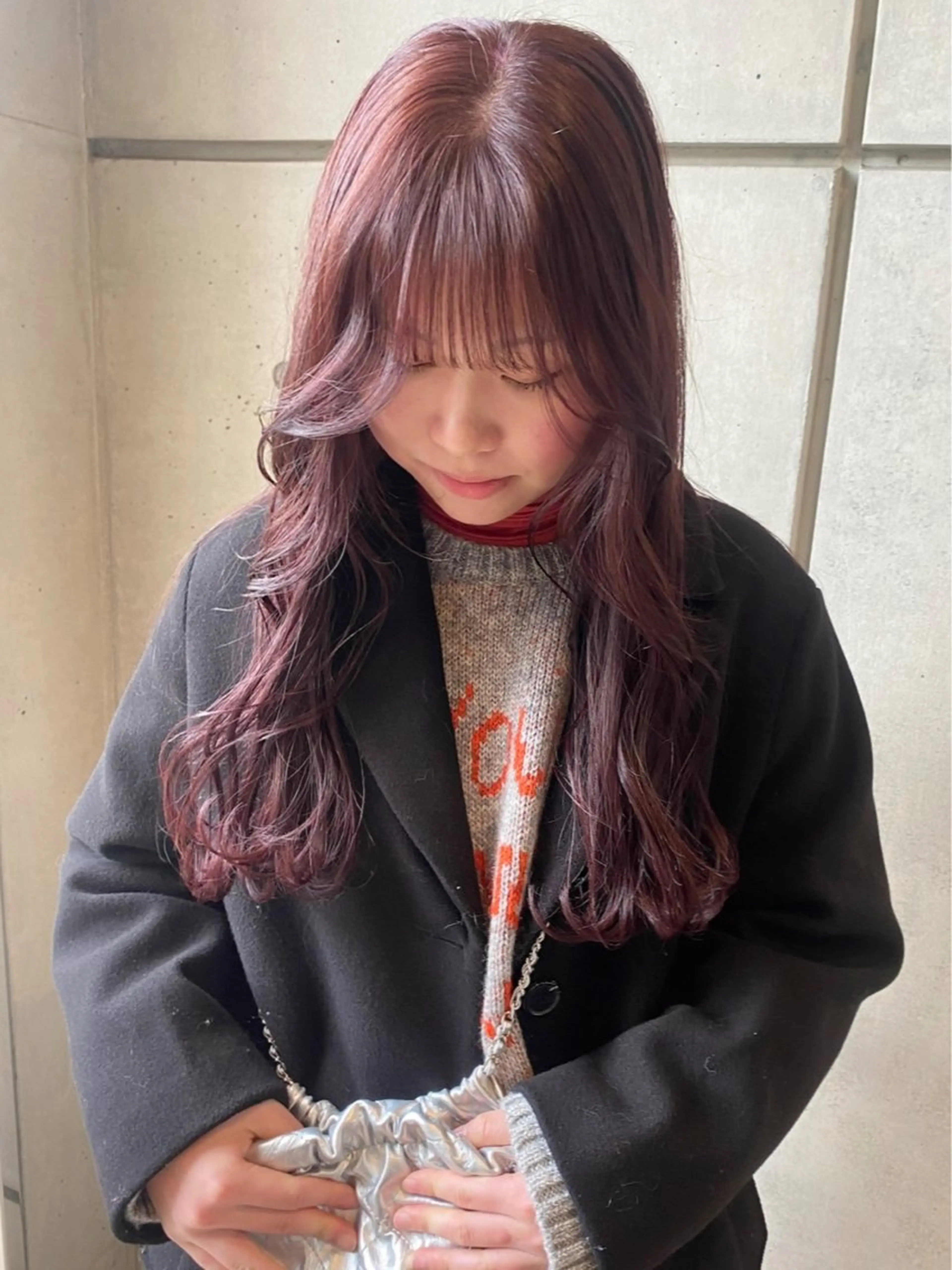 ロング カラー abe yuikaのヘアスタイル