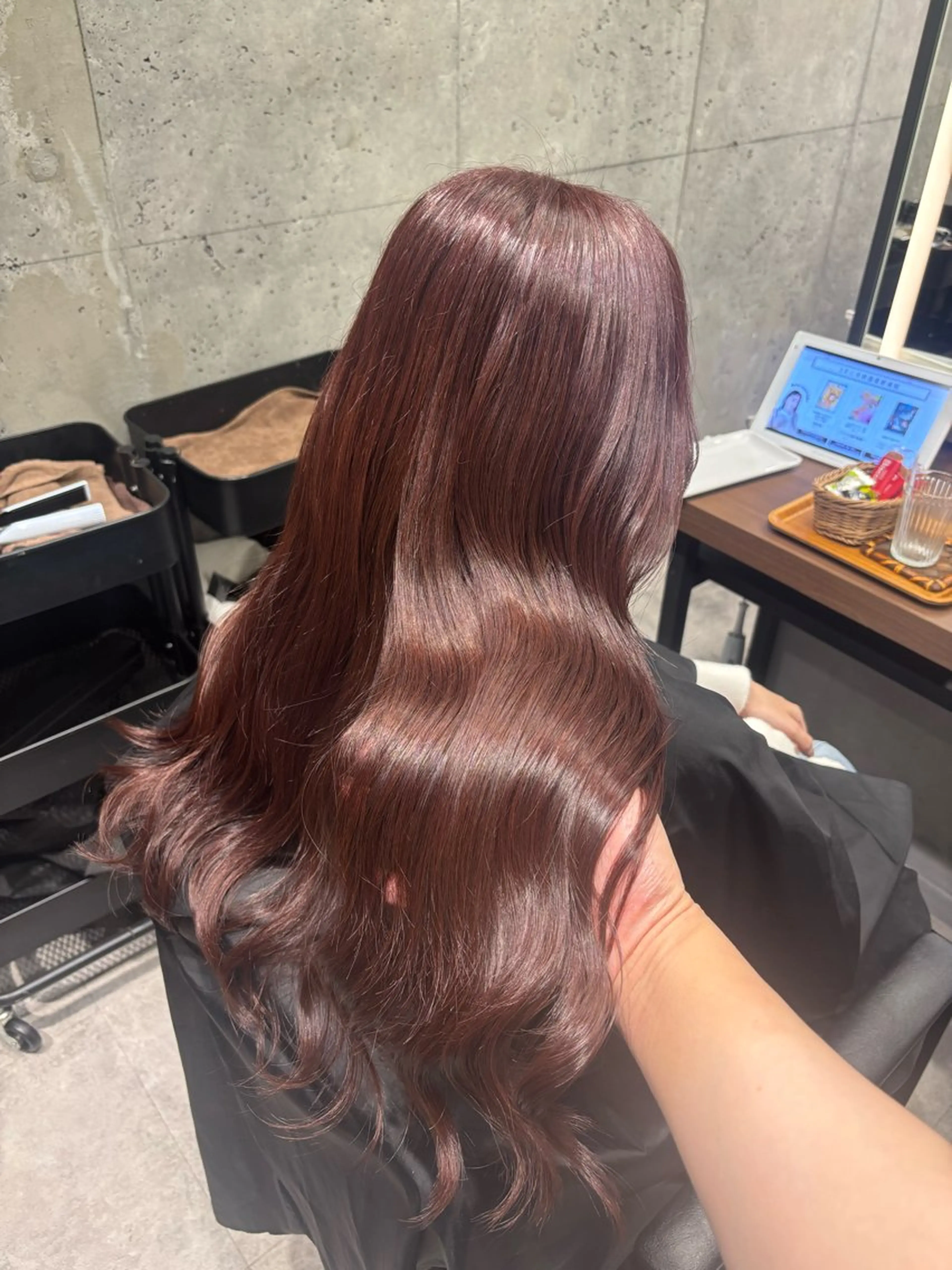 カラー カット ヘアカラー トリートメント 暖色/ハイトーン/ カラー/HBLのヘアスタイル