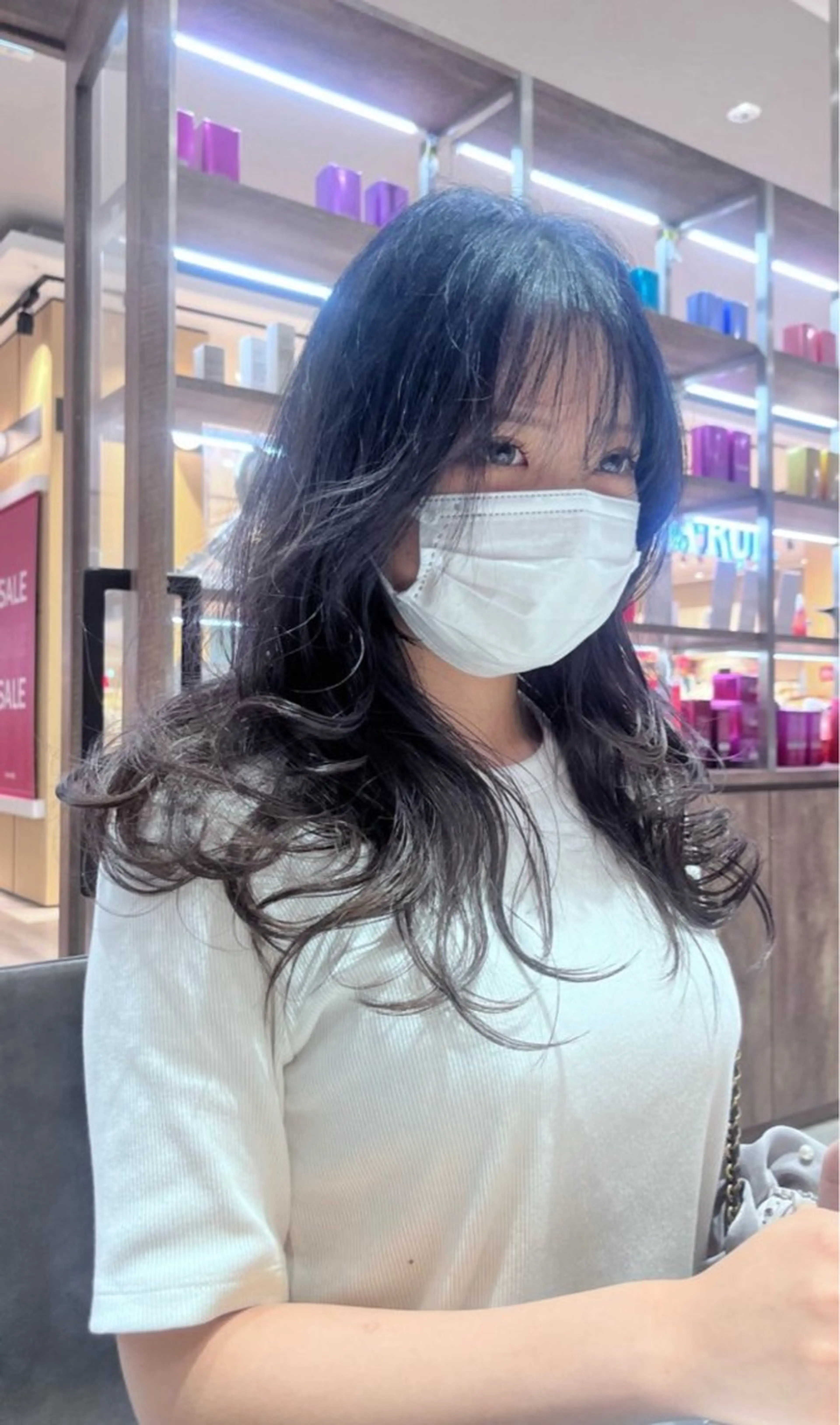 セミロング カット トリートメント 石井良典 髪質改善のヘアスタイル