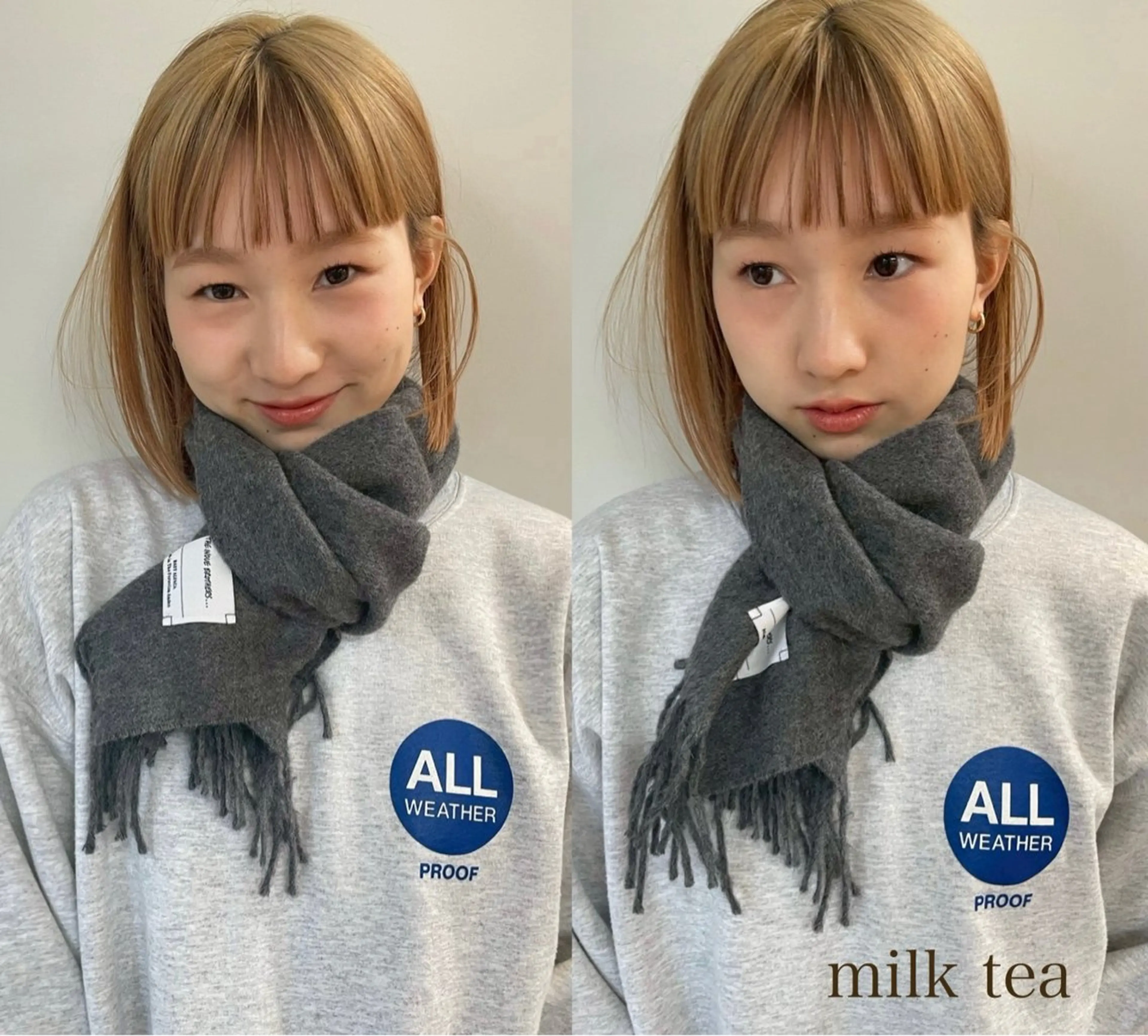 カラー miku/天神 艶カラーのヘアスタイル