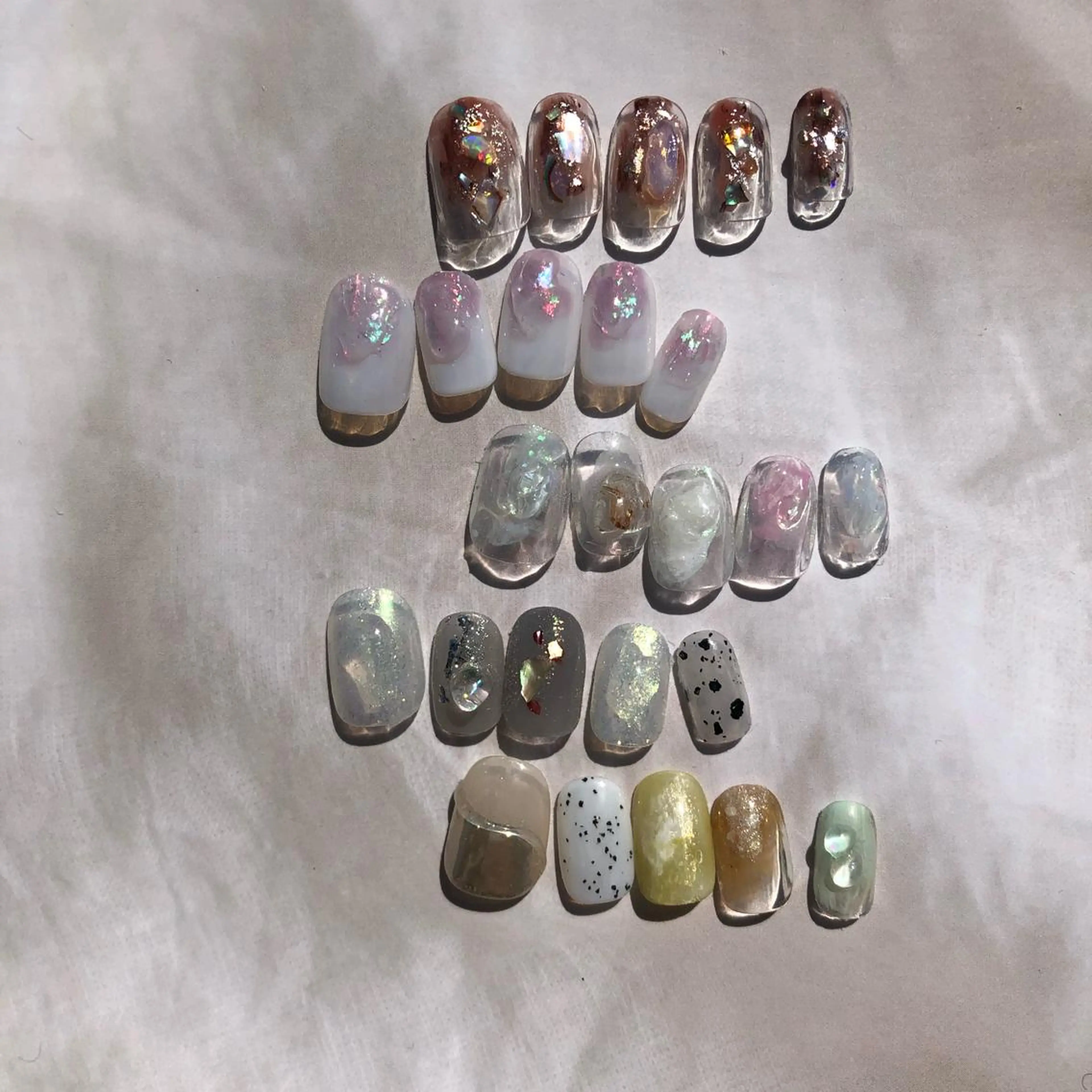 ネイル パラあり！フィルイン 美フォルムのネイルデザイン