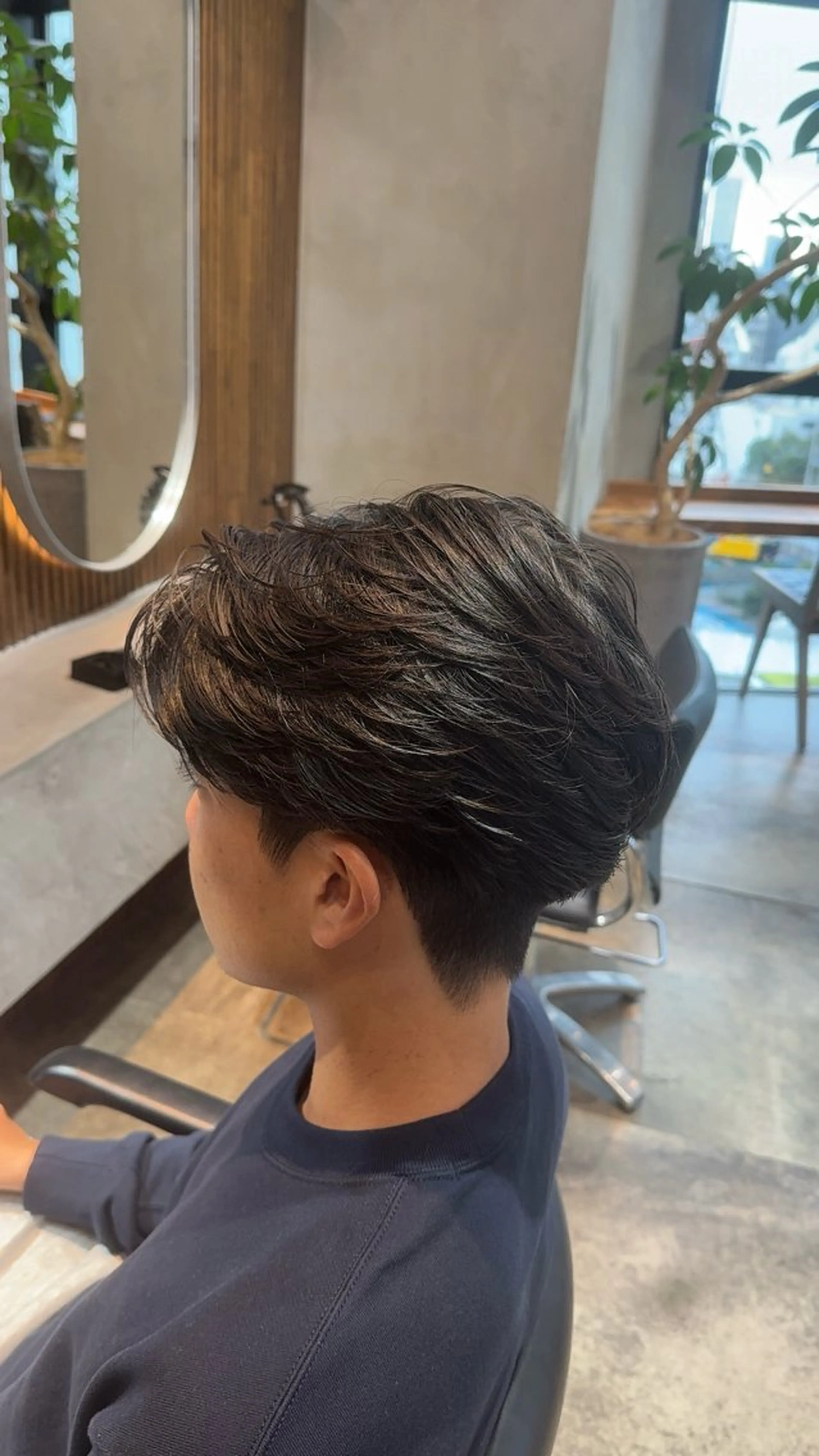 ショート メンズ センターパート フェードカット 刈り上げ カット トリートメント 渋谷/パーマ /フェード/ 千尋のヘアスタイル