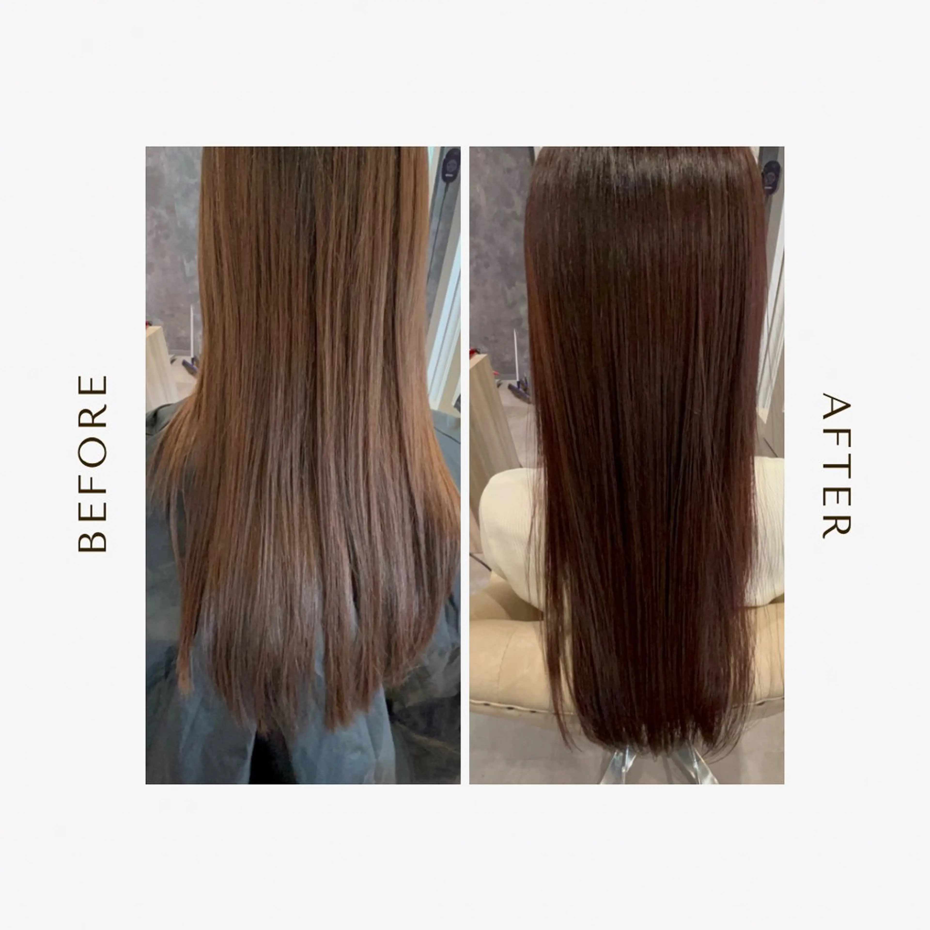ロング カラー ヘアカラー 五ノ井 一世のヘアスタイル