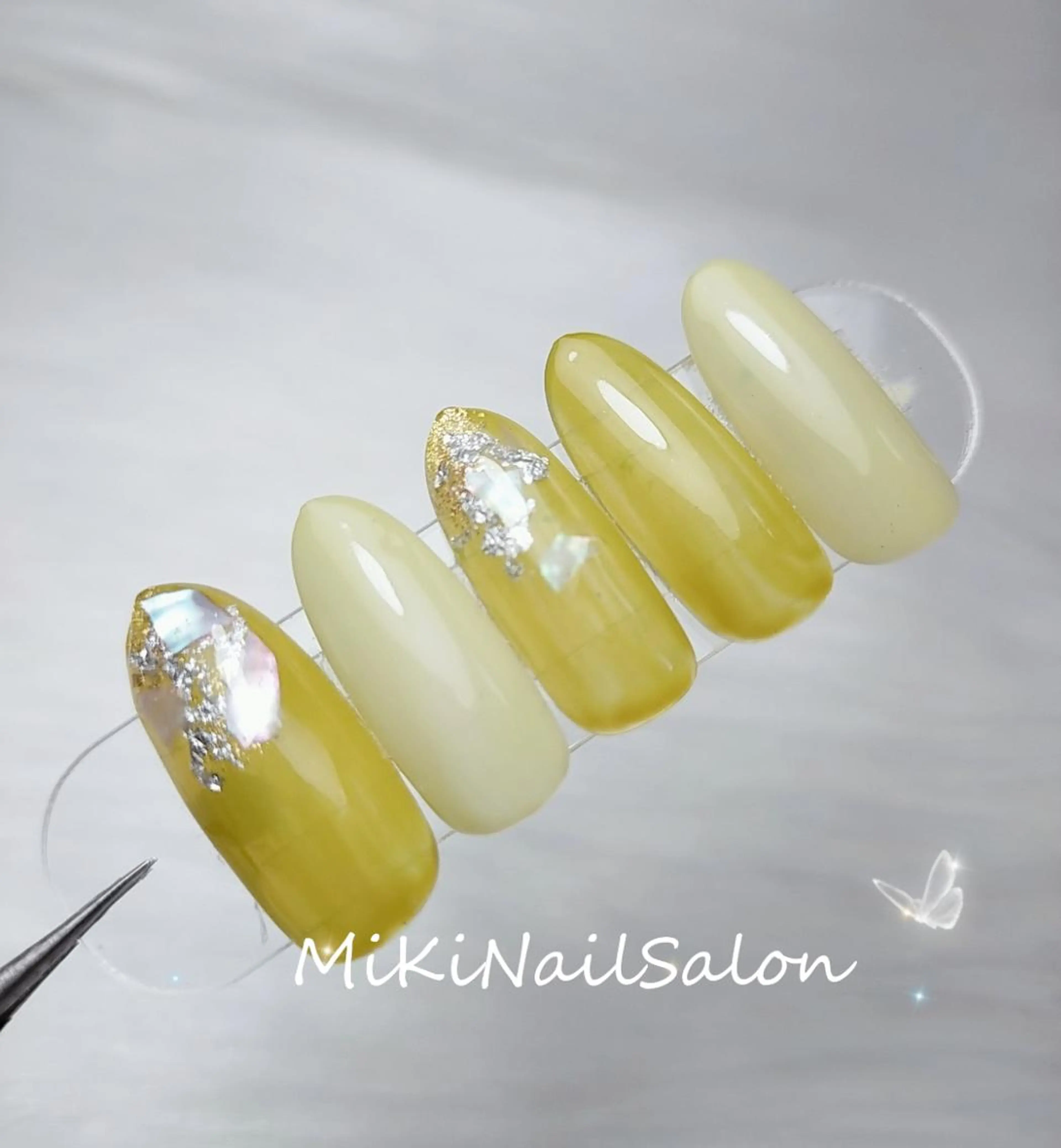 ネイル 長さ出し ジェルネイル 持ち込み ワンカラーネイル 春ネイル ハンドネイル 🎀Yumi✨ ミキネイルサロン池袋のネイルデザイン