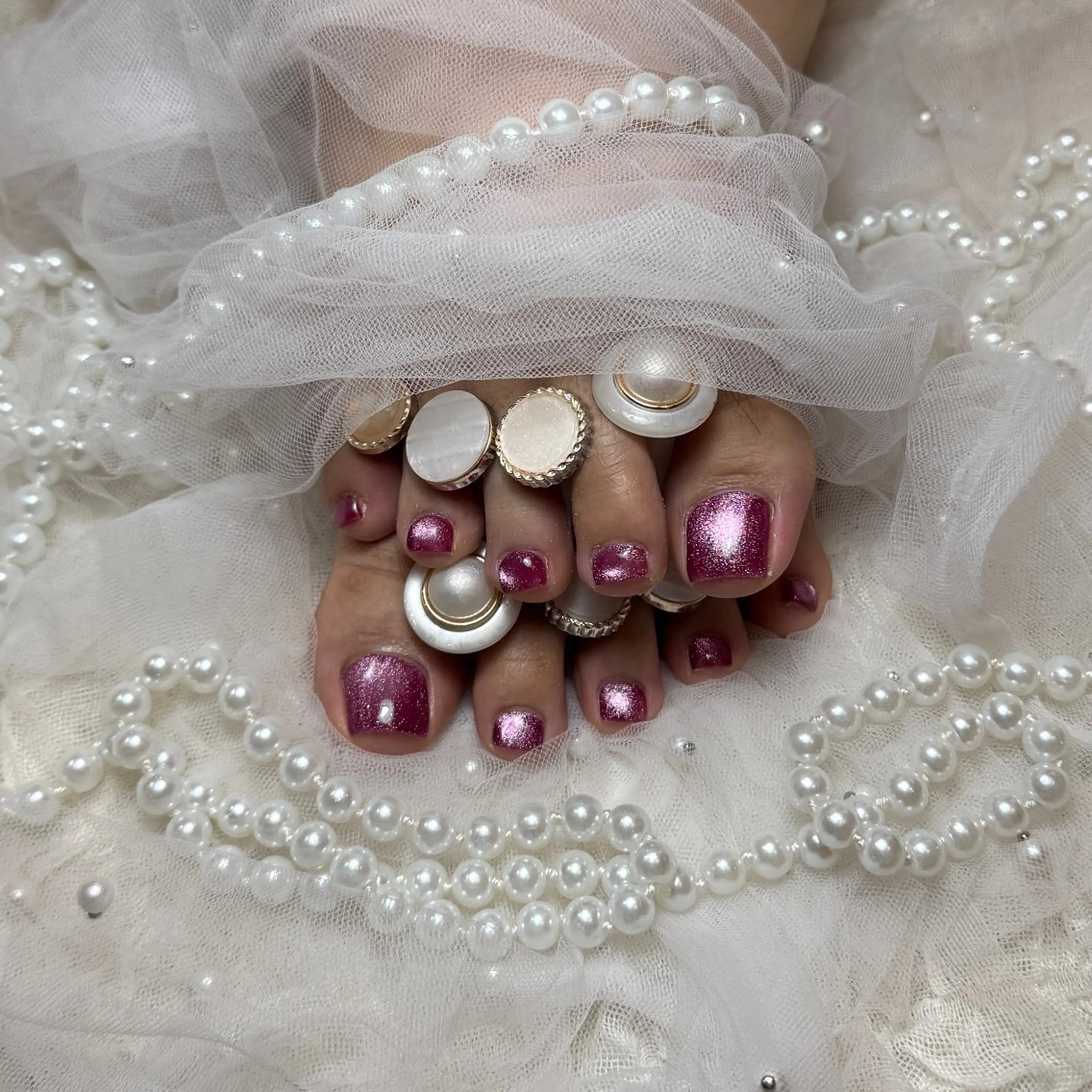 ネイル フットネイル フットネイル D.d ririaのネイルデザイン