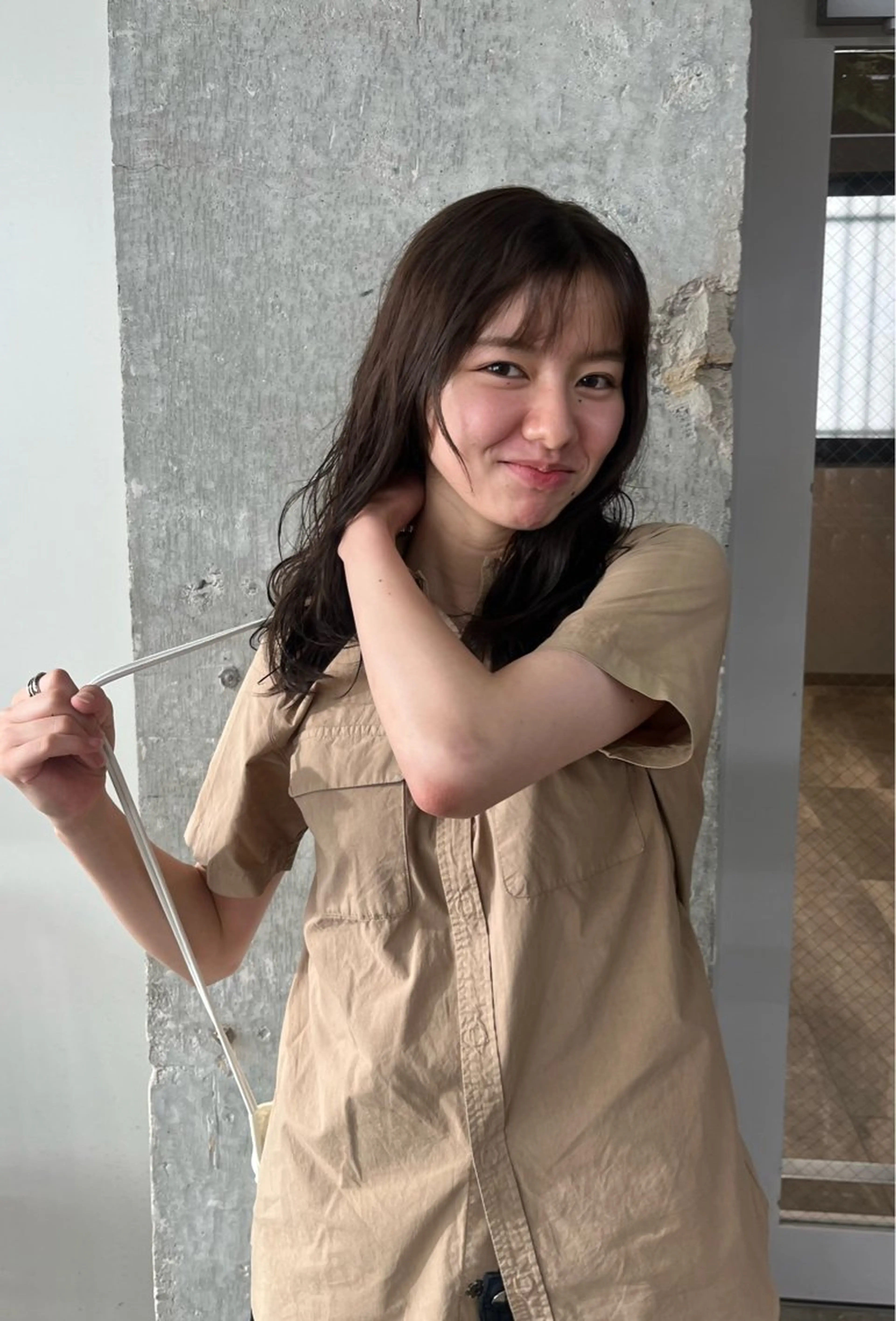 カラー 小長谷 夕菜のヘアスタイル