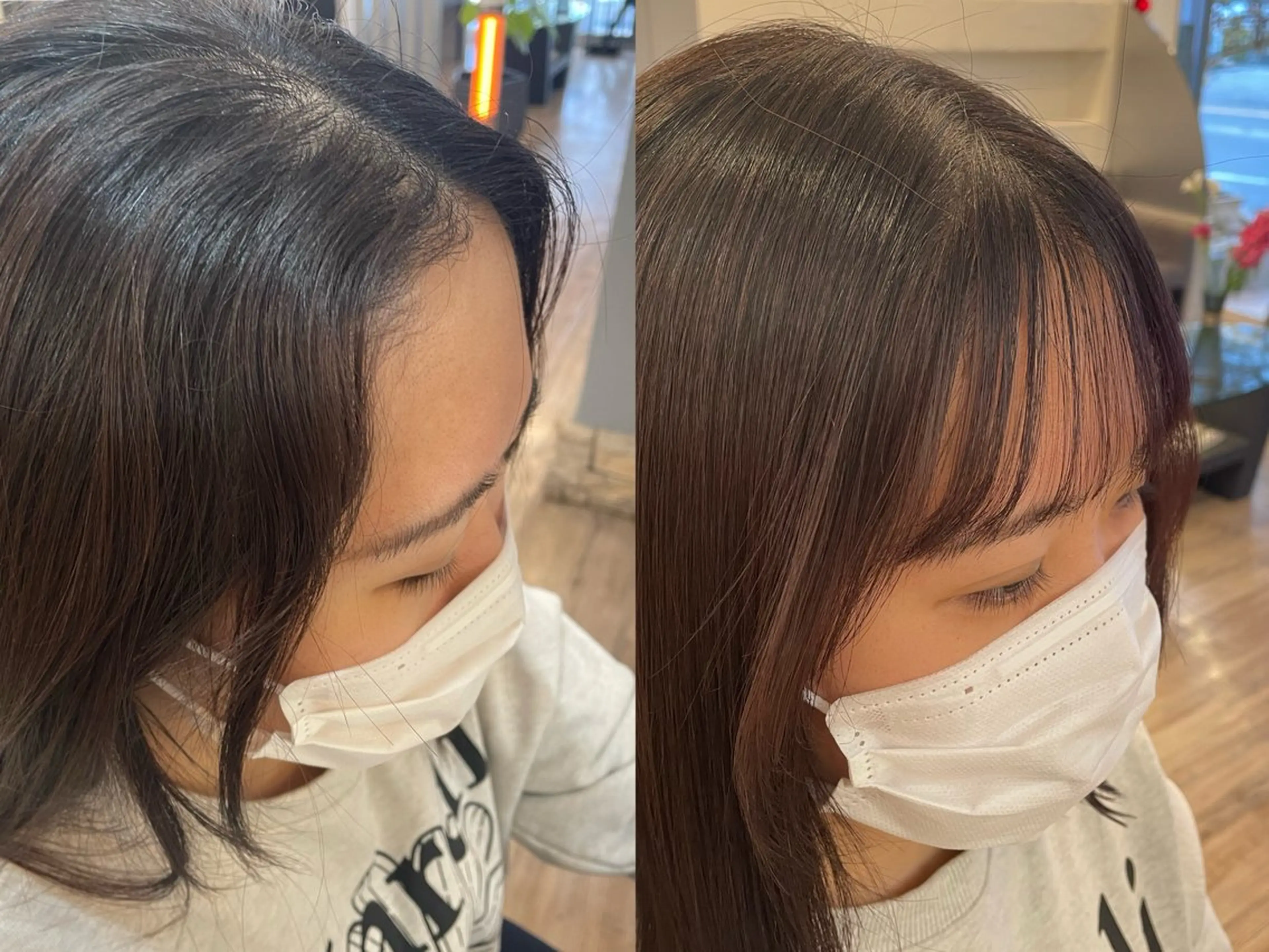 パーマ カット 縮毛矯正 VISAGE ba.sk 金子詩帆のヘアスタイル