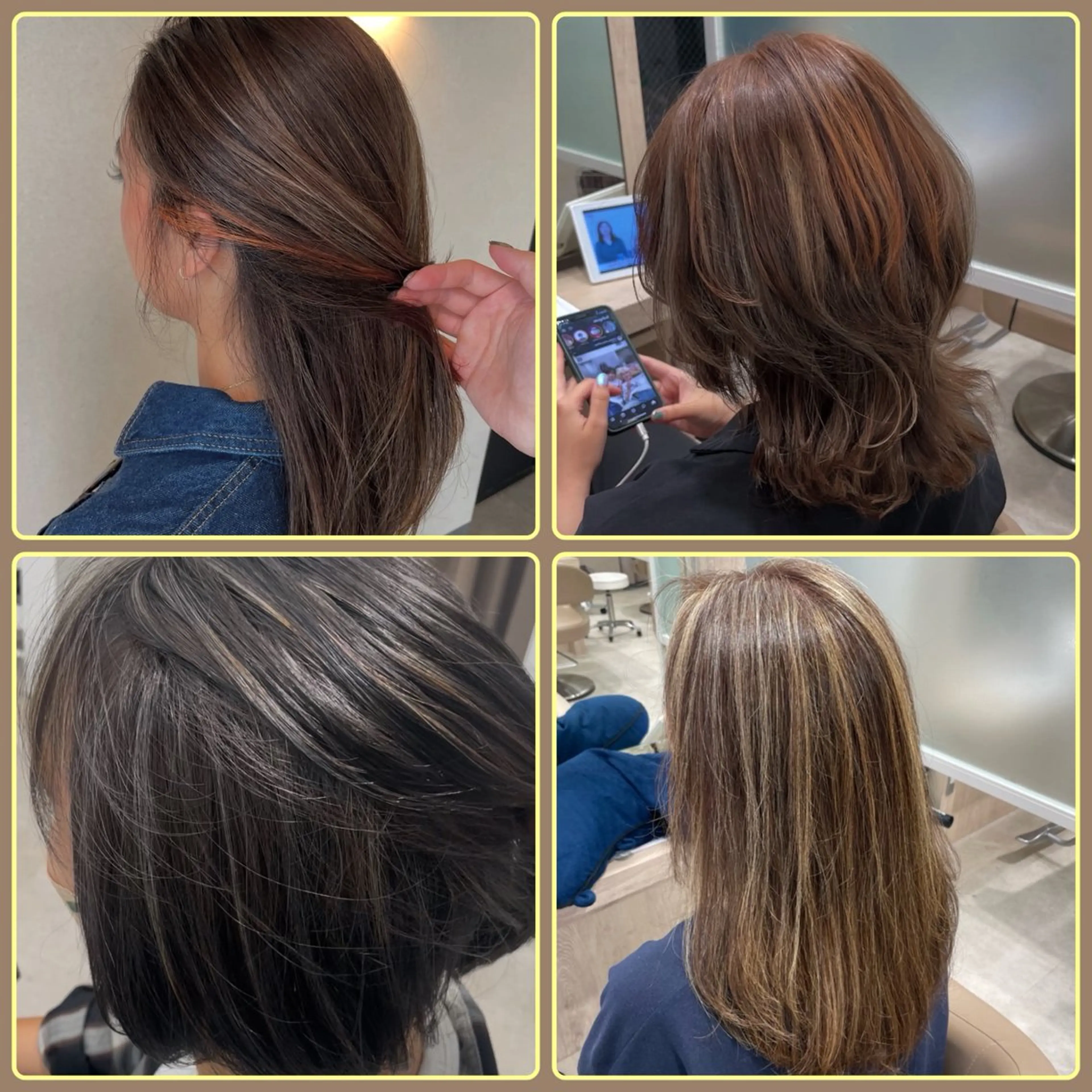 ロング カラー ヘアアレンジ カット ヘアカラー トリートメント EARTH菊名店👾 ひらのすぐるのヘアスタイル