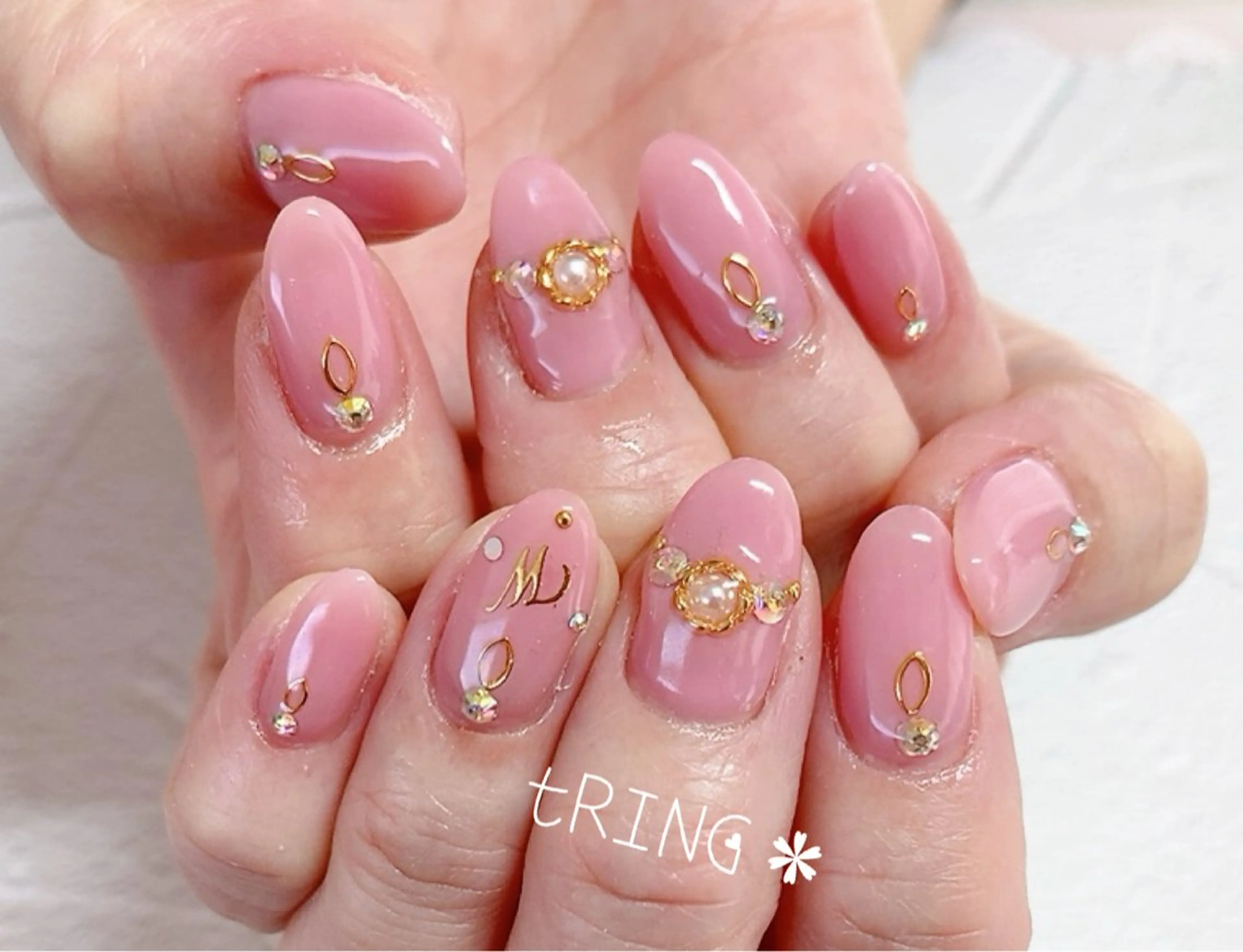 ネイル ハンドネイル tRING＊ しいの木台のネイルデザイン
