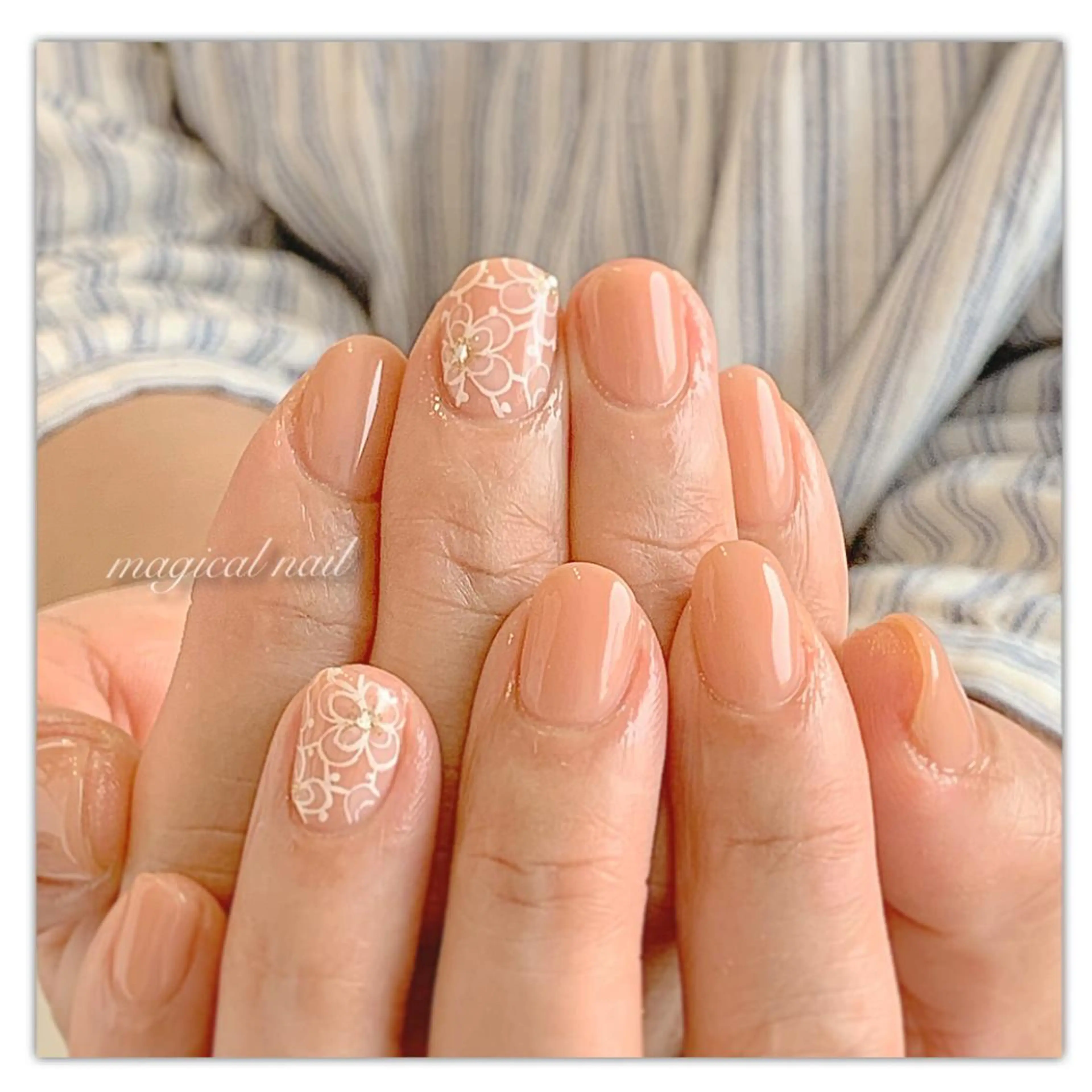 ネイル アートネイル ワンカラーネイル ハンドネイル magical nailのネイルデザイン