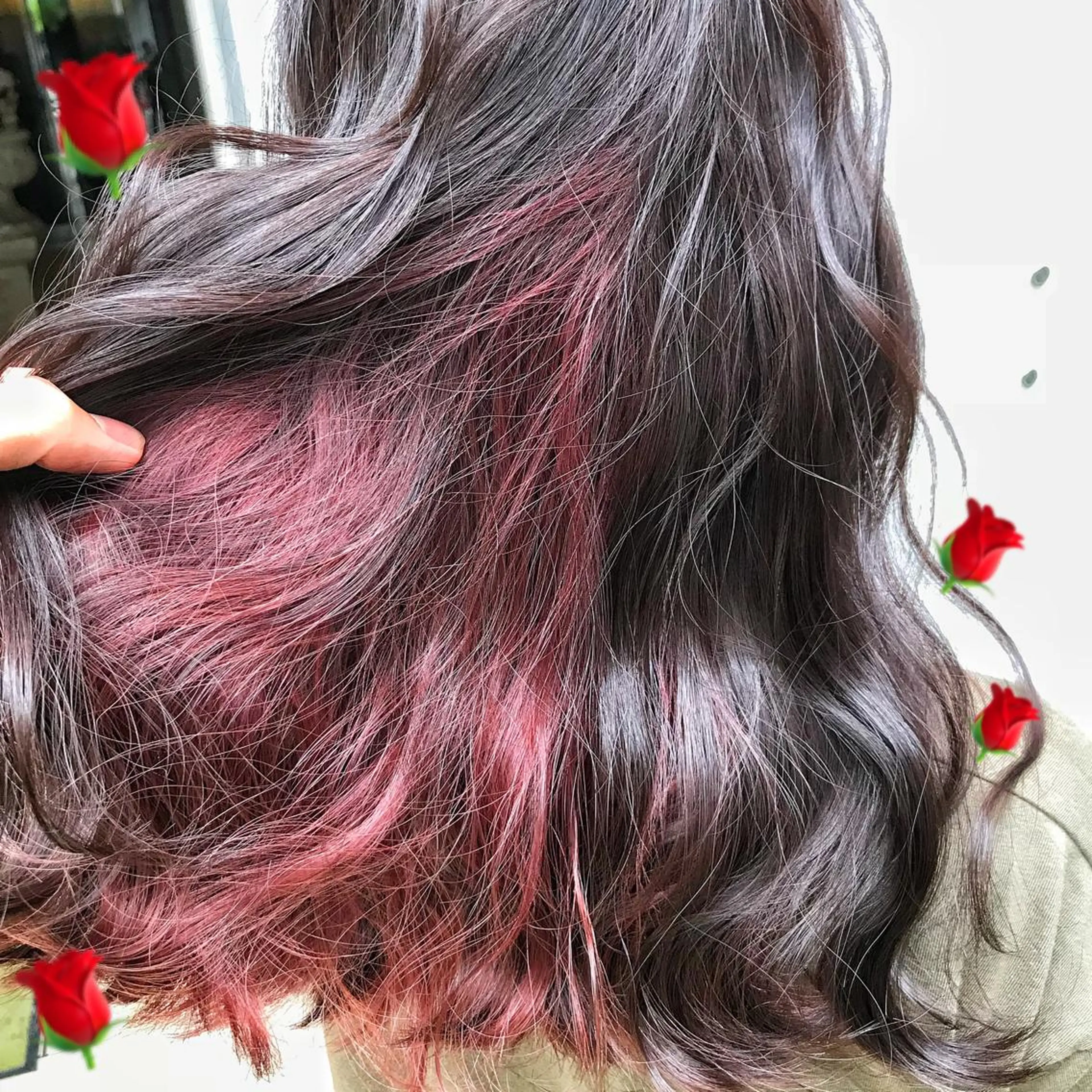 ロング メンズ縮毛矯正 ニュアンスパーマのヘアスタイル