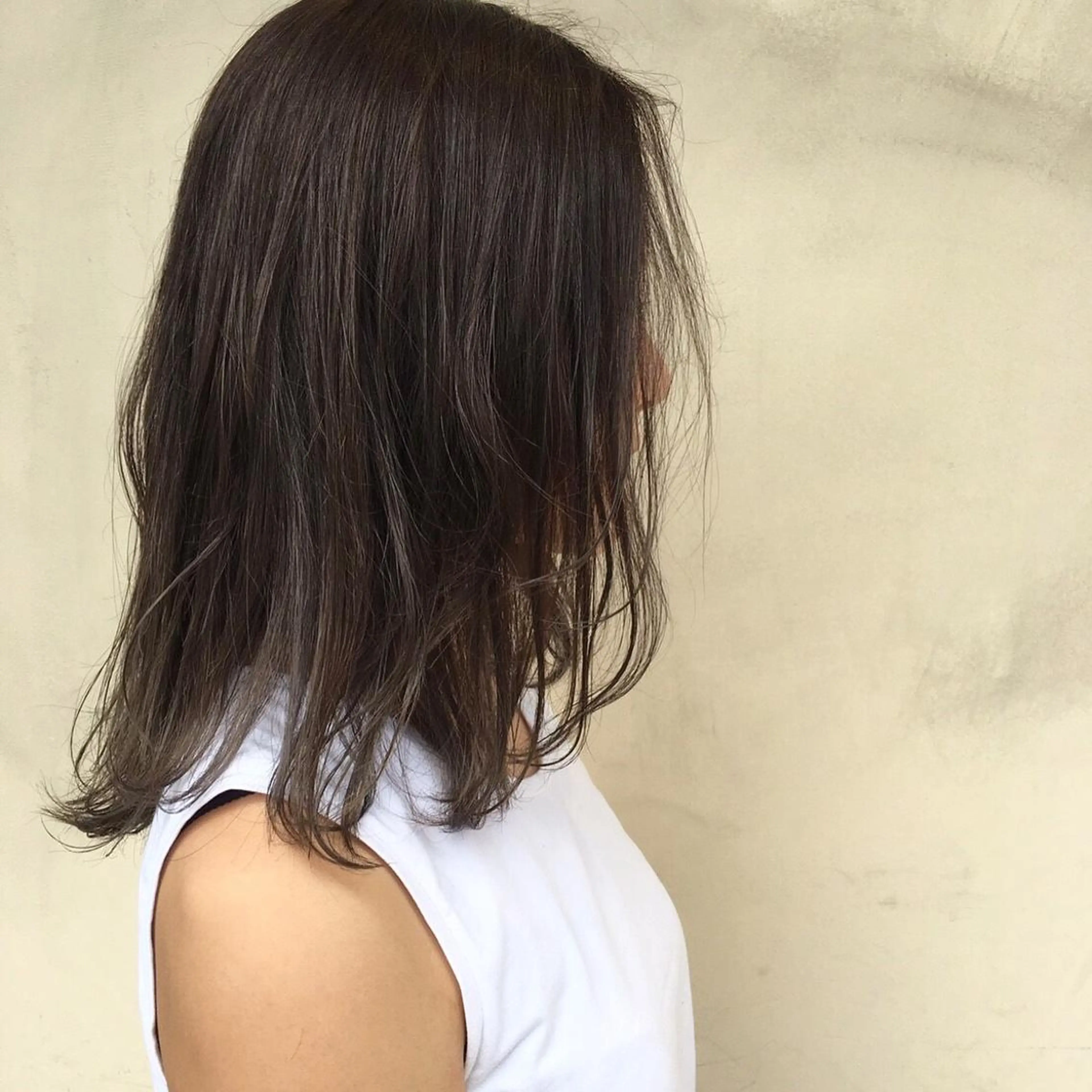 ミディアム カラー 艶髪育成サロン 京橋　shinのヘアスタイル