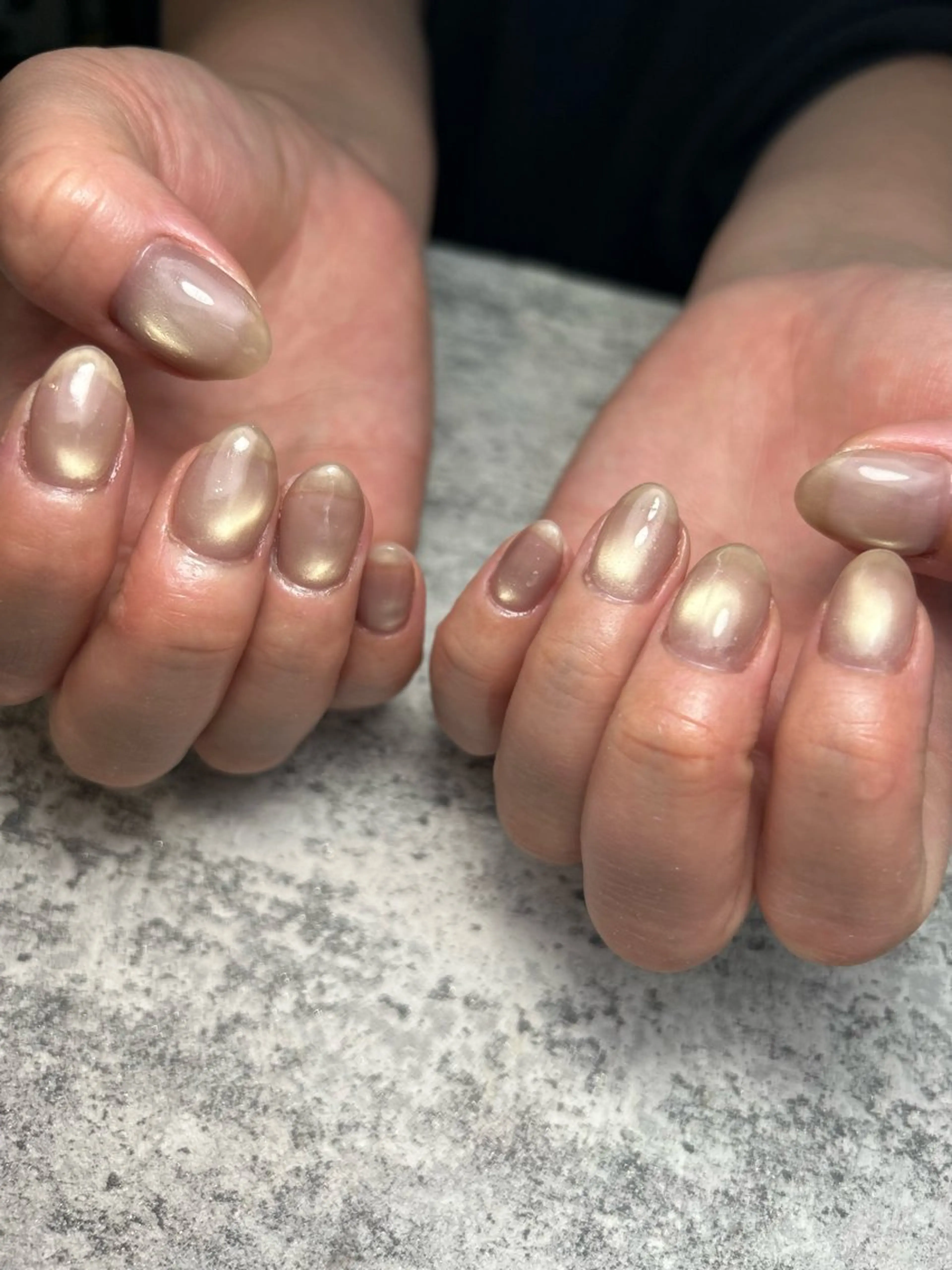 ネイル ビー玉ネイル 東十条muumii ネイルまつ毛のネイルデザイン