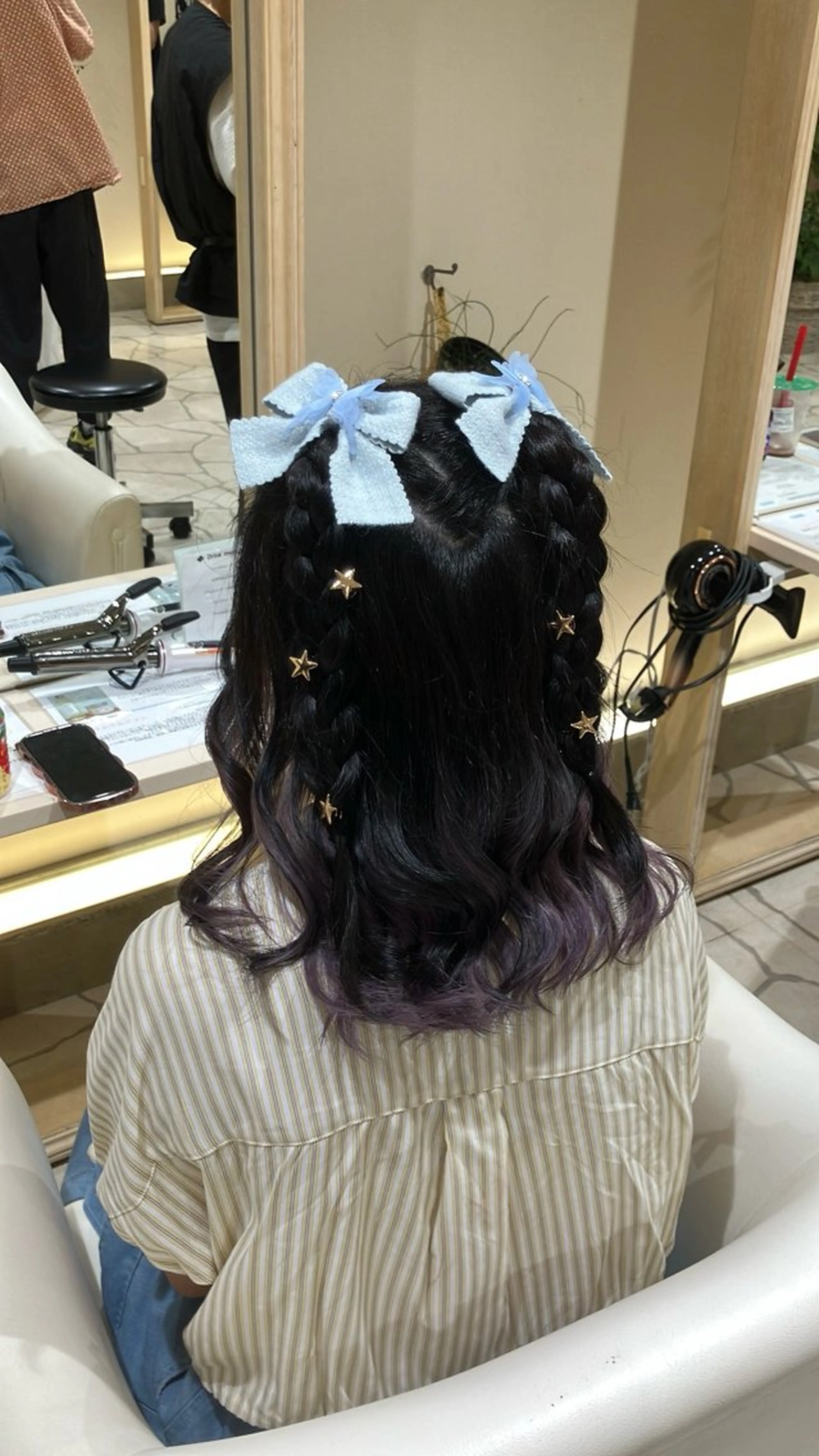 セミロング カラー ヘアアレンジ カット ヘアカラー 久野紗愛 【髪質改善　艶髪】のヘアスタイル
