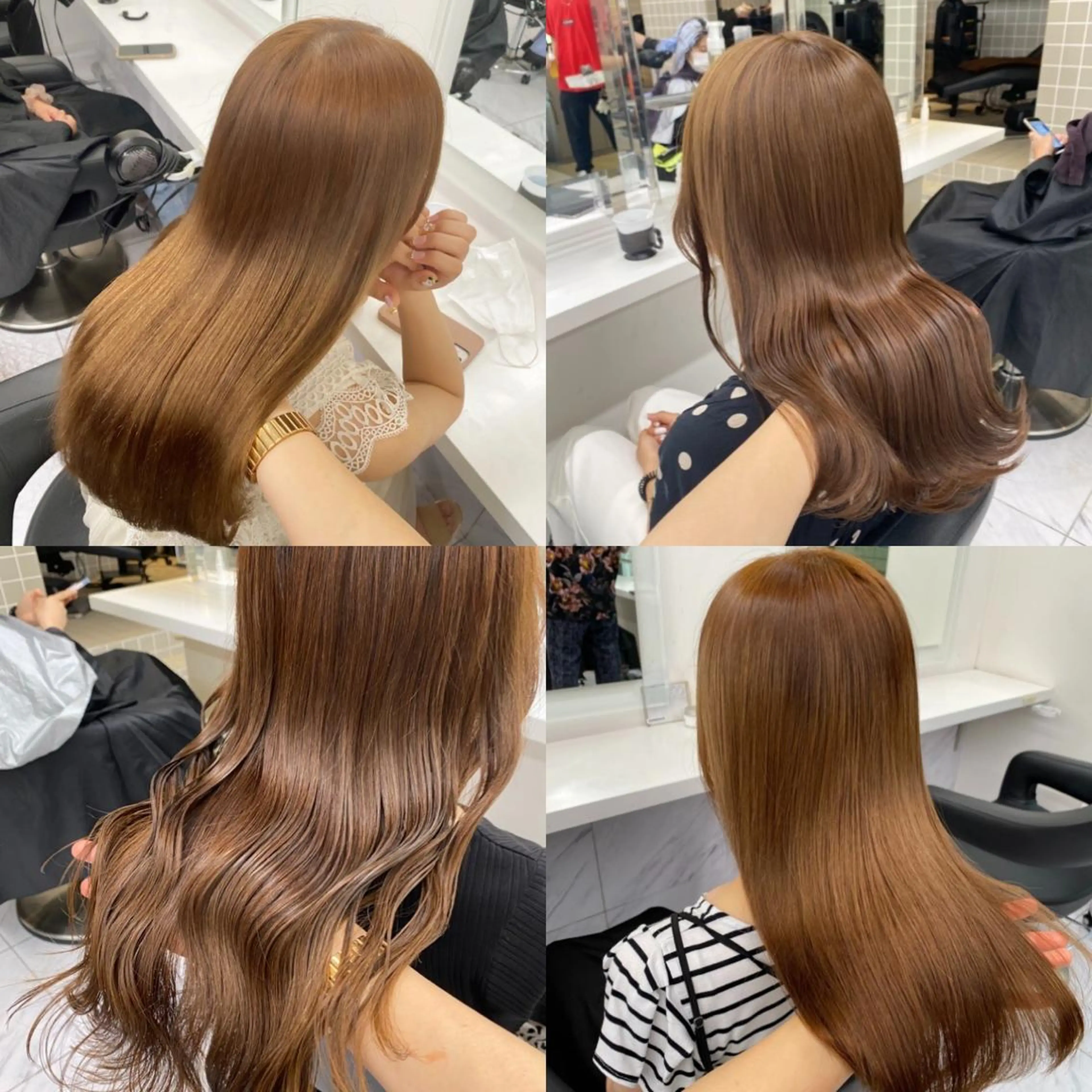 ロング カラー ヘアアレンジ キッズ ブリーチ ブリーチなしカラー 髪質改善 トリートメント TRU Shino🦋のマツエク・マツパデザイン