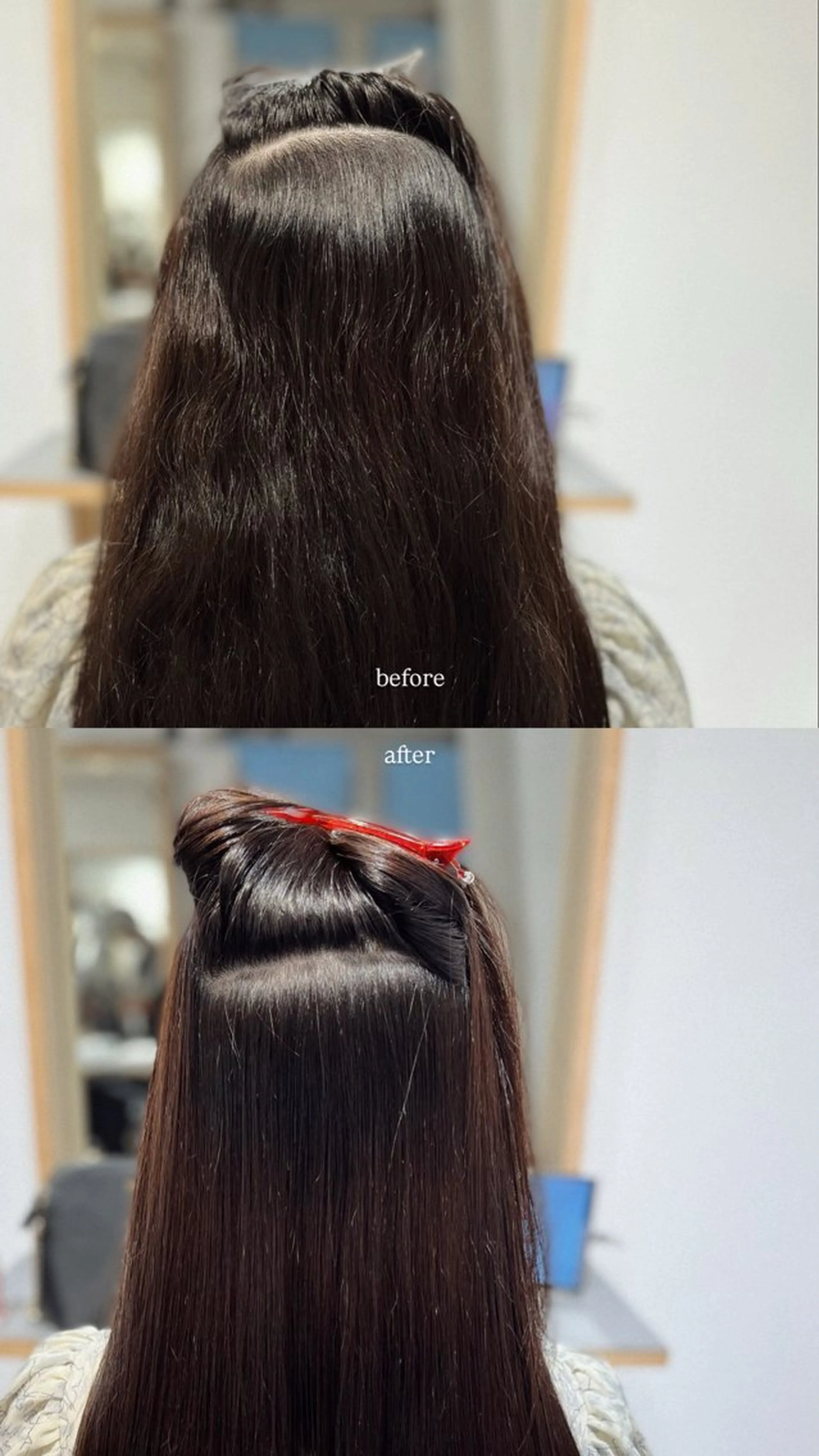 【ワンカラーリタッチ➕髪質改善🌿】の写真