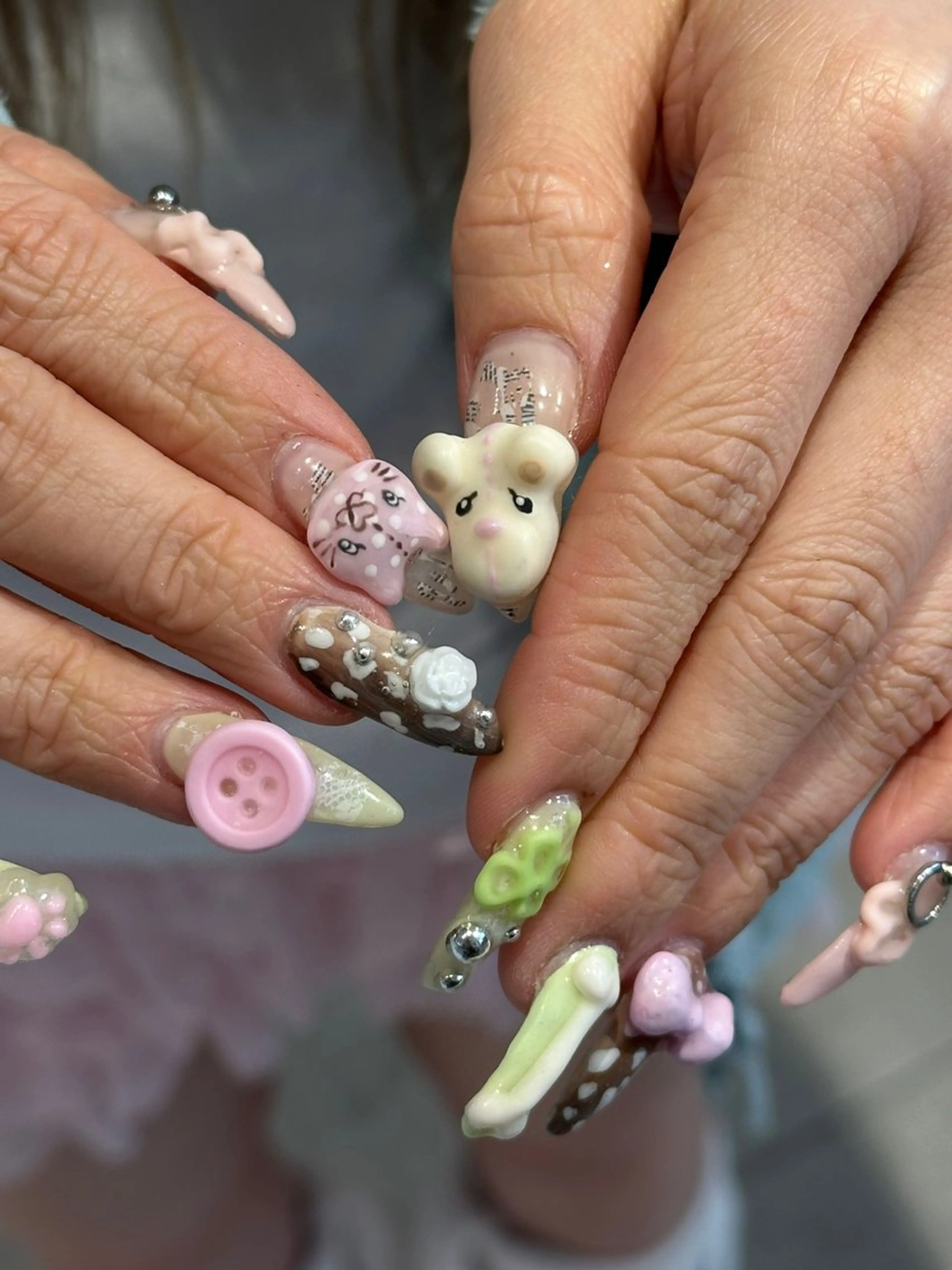 ネイル ハイトーン特化 pepe🎀のヘアスタイル