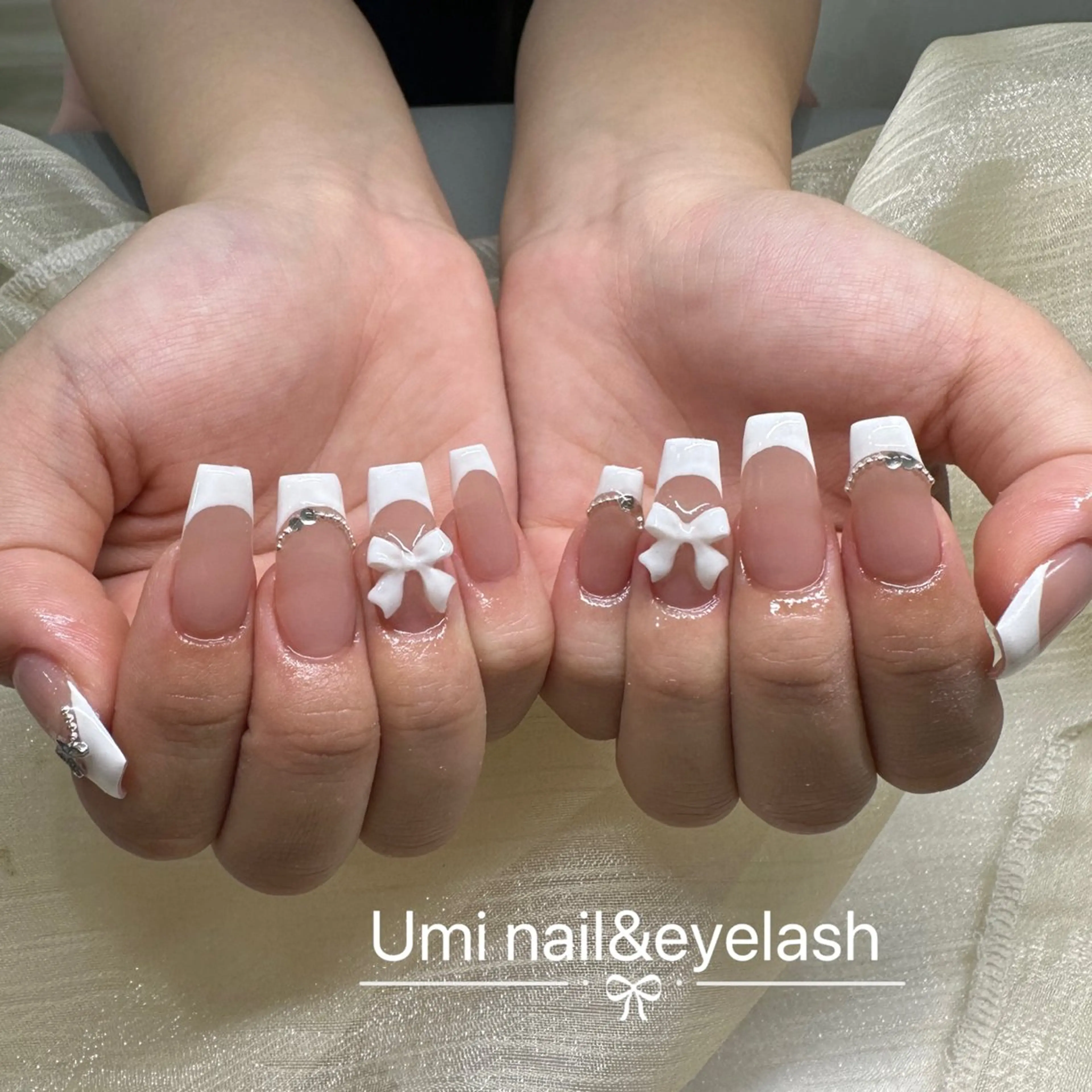 ロング 韓国風ヘア ハンドネイル ハンドケア Umi nail& eyelash ゆみのマツエク・マツパデザイン