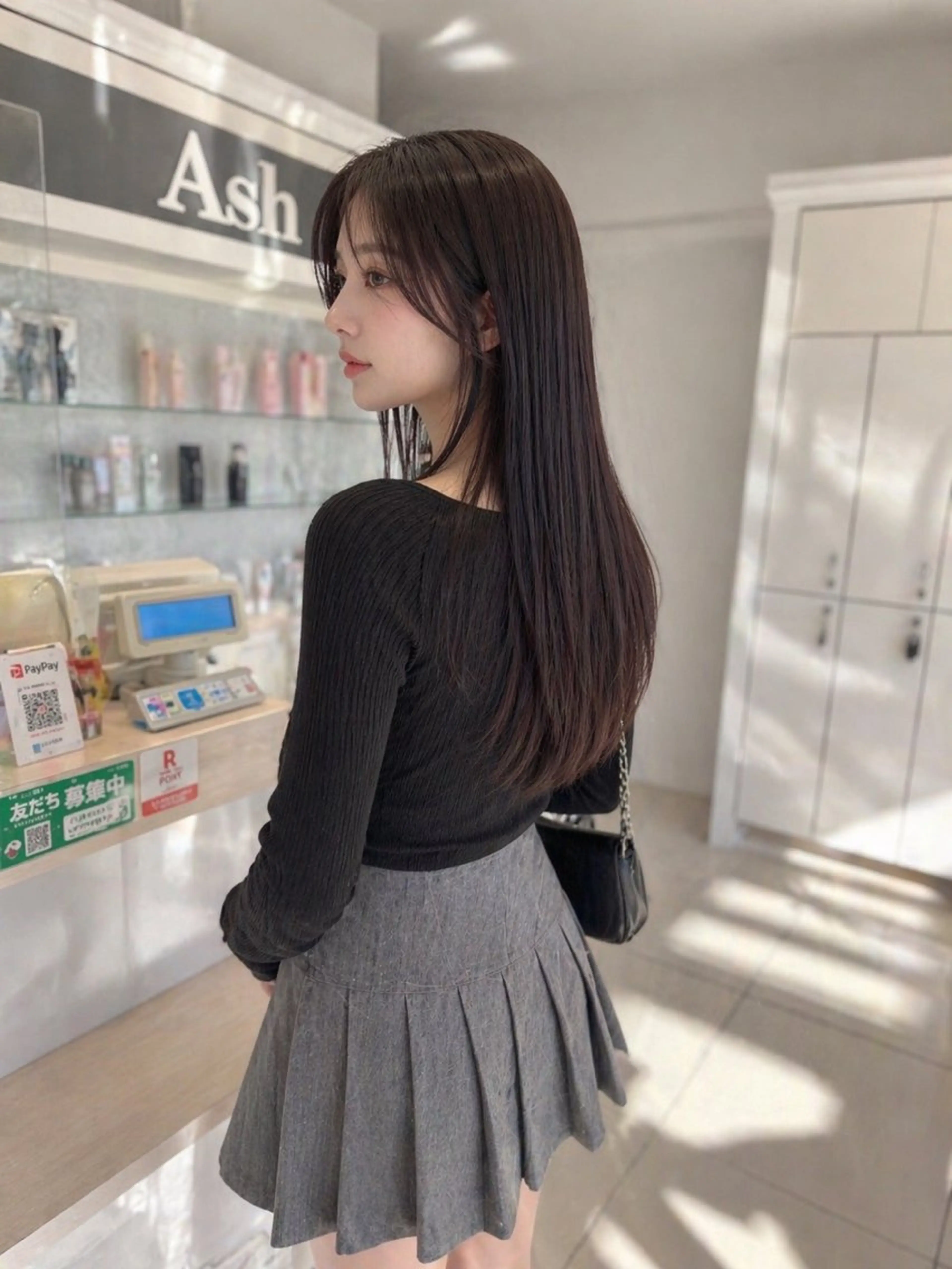 ロング パーマ カット 縮毛矯正 金子 直樹のヘアスタイル