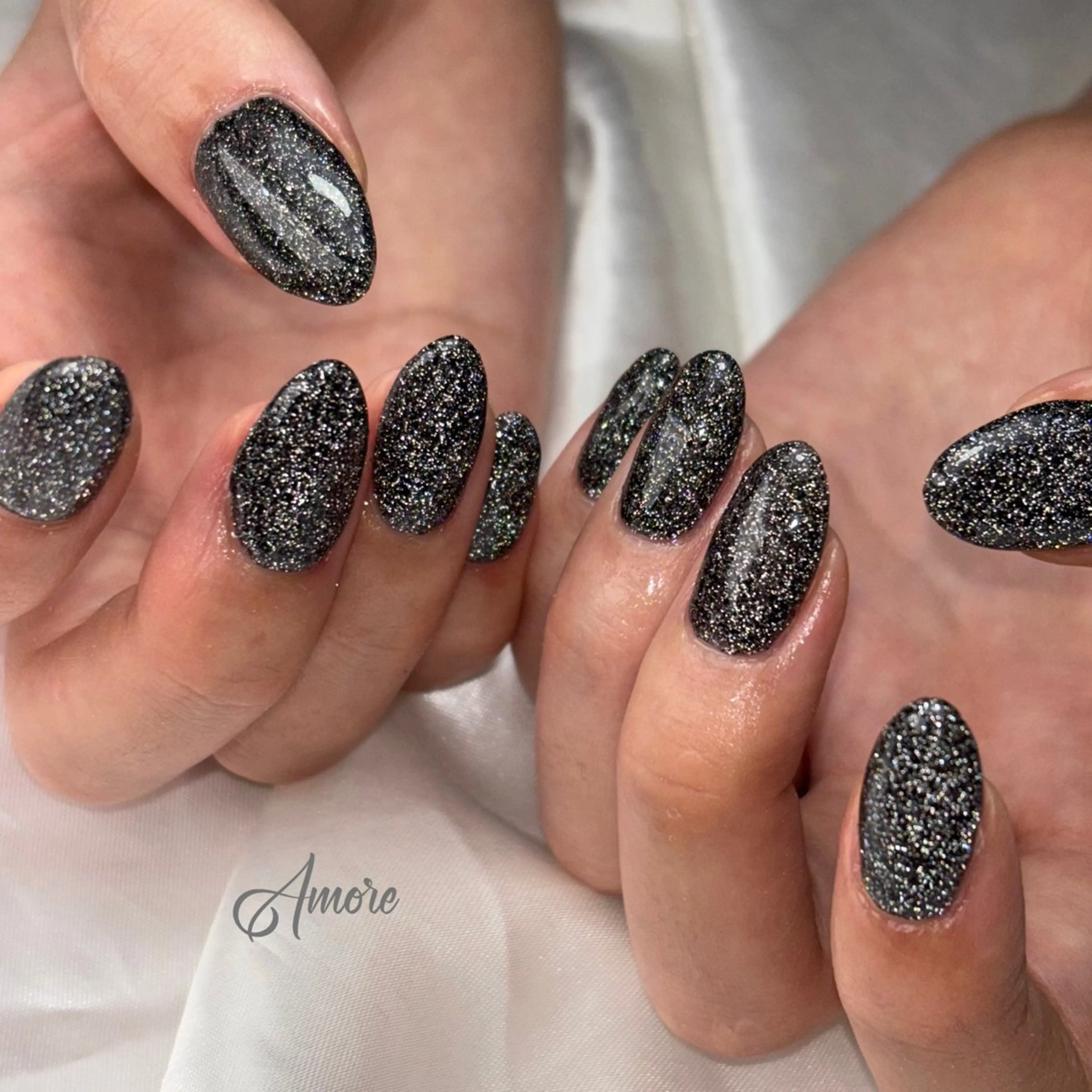 ネイル ジェルネイル キラキラネイル 韓国ネイル マグネットネイル パラジェル You kyehwaのネイルデザイン