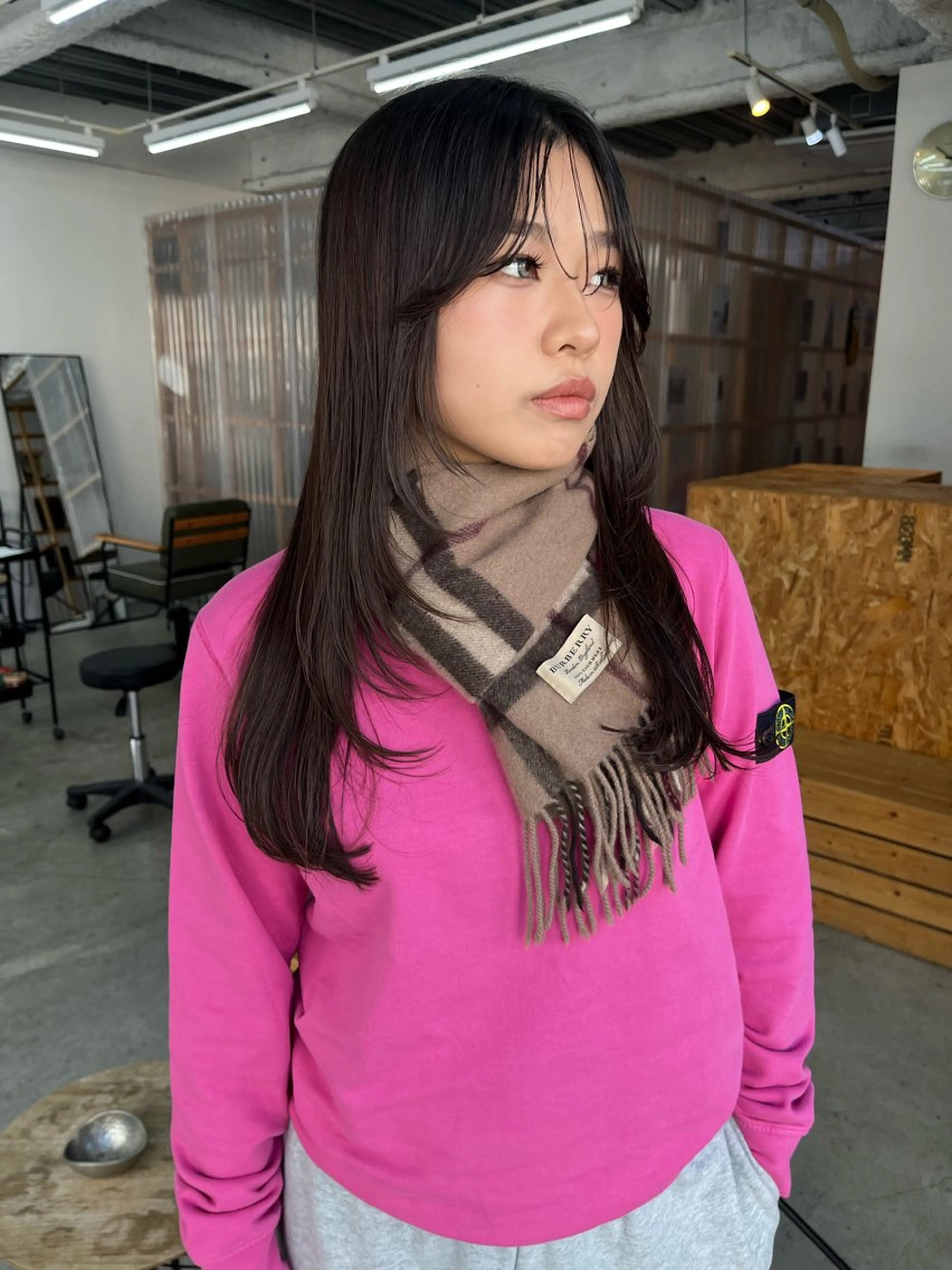 ロング カット ヘアカラー トリートメント mai/大阪心斎橋 メンズ/ハイトーンのヘアスタイル