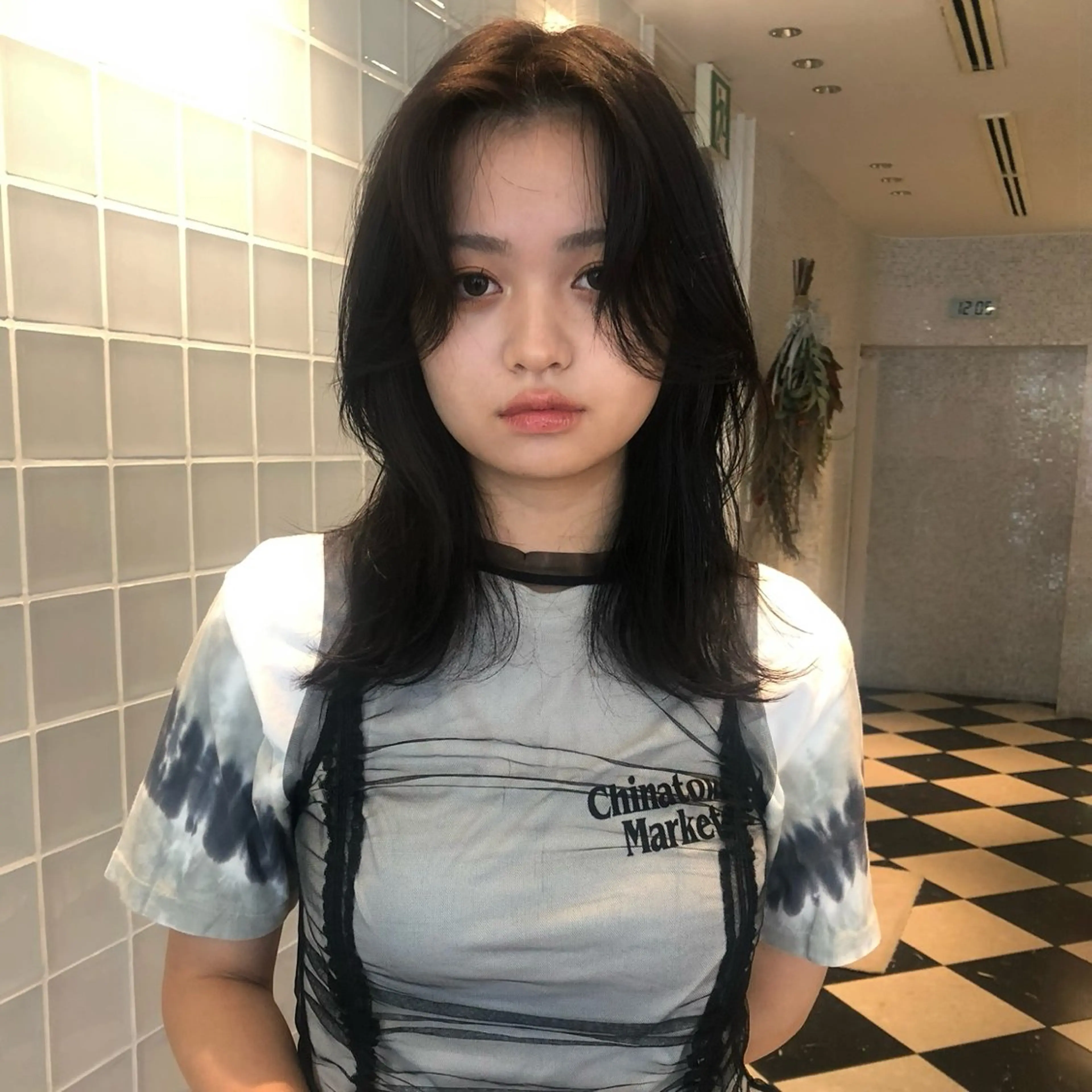 ロング カラー mi yuのヘアスタイル