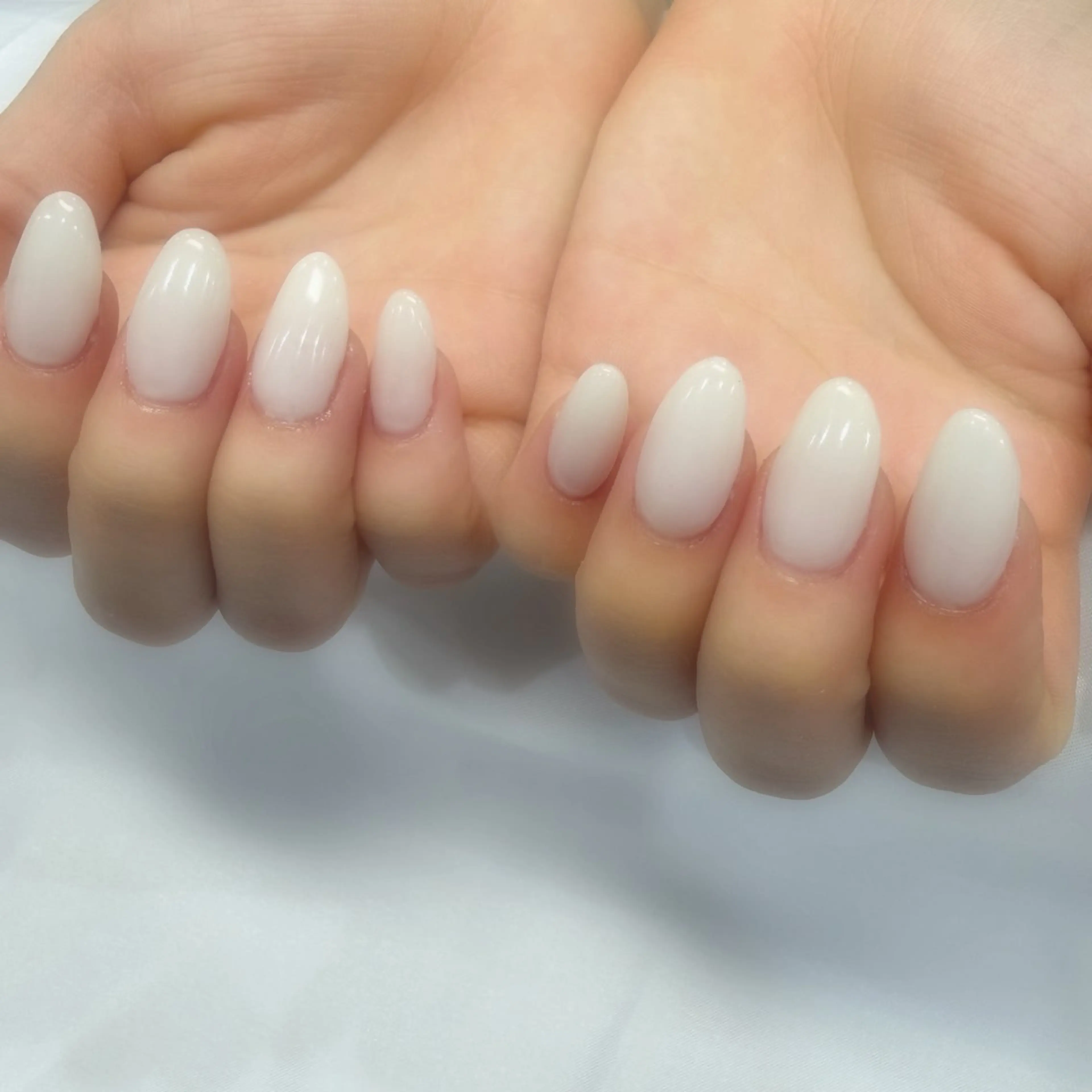 ネイル ワンカラーネイル ホワイト etoile大垣店 Rioのネイルデザイン