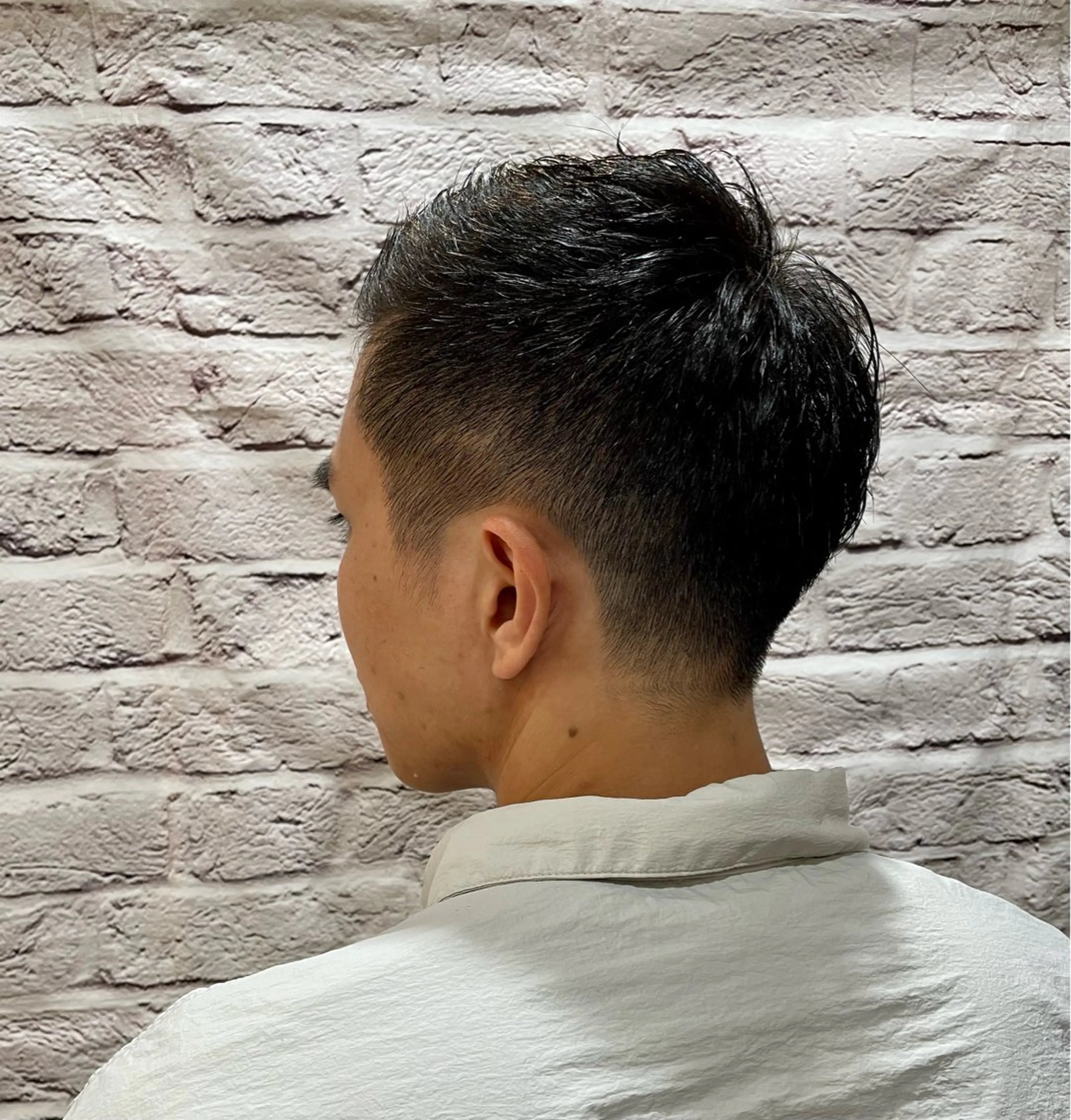 ショート メンズ カット 無料メンズカット❗️ 岡本晟我のヘアスタイル