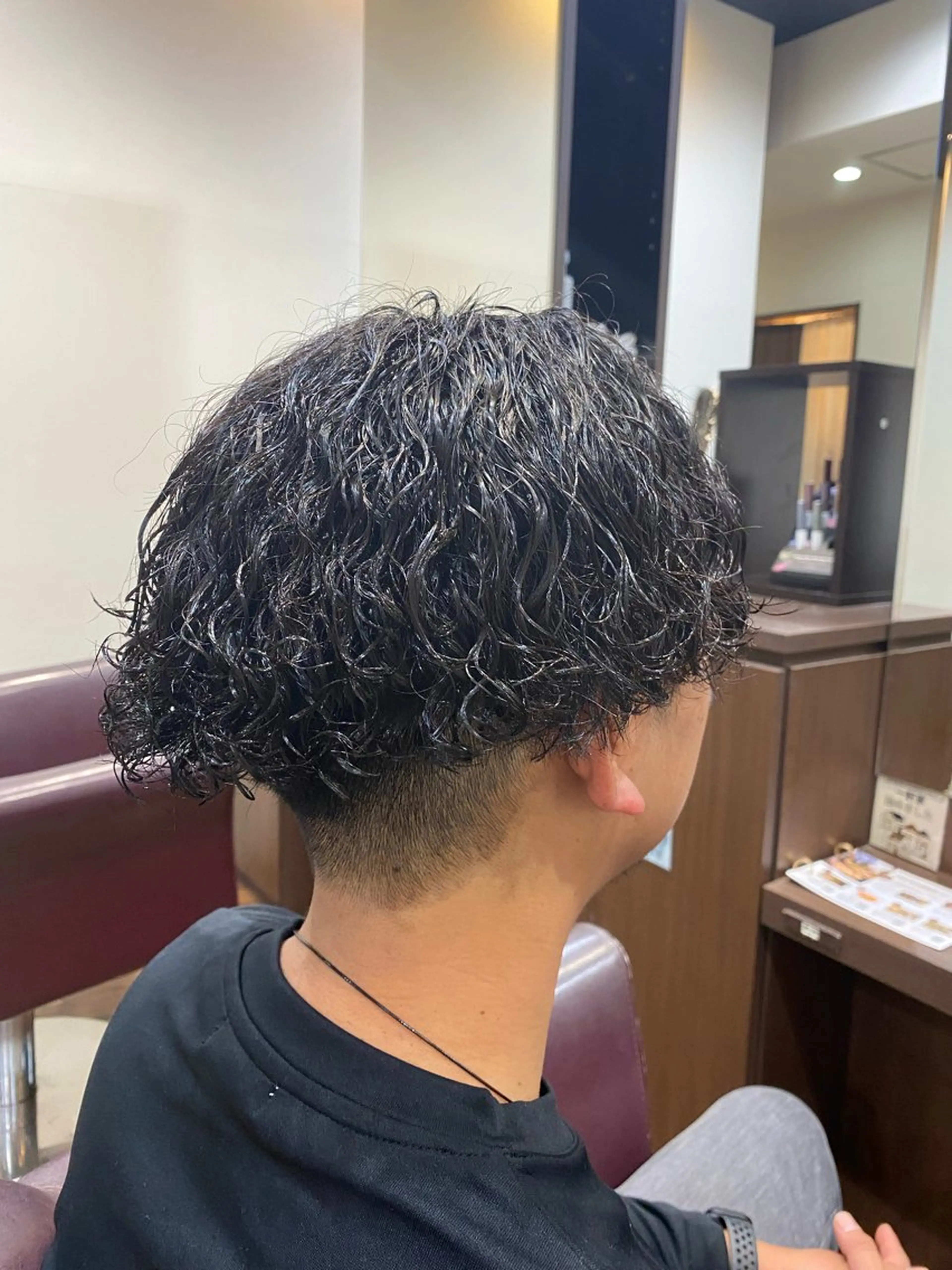 パーマ メンズ 仲井 充のヘアスタイル
