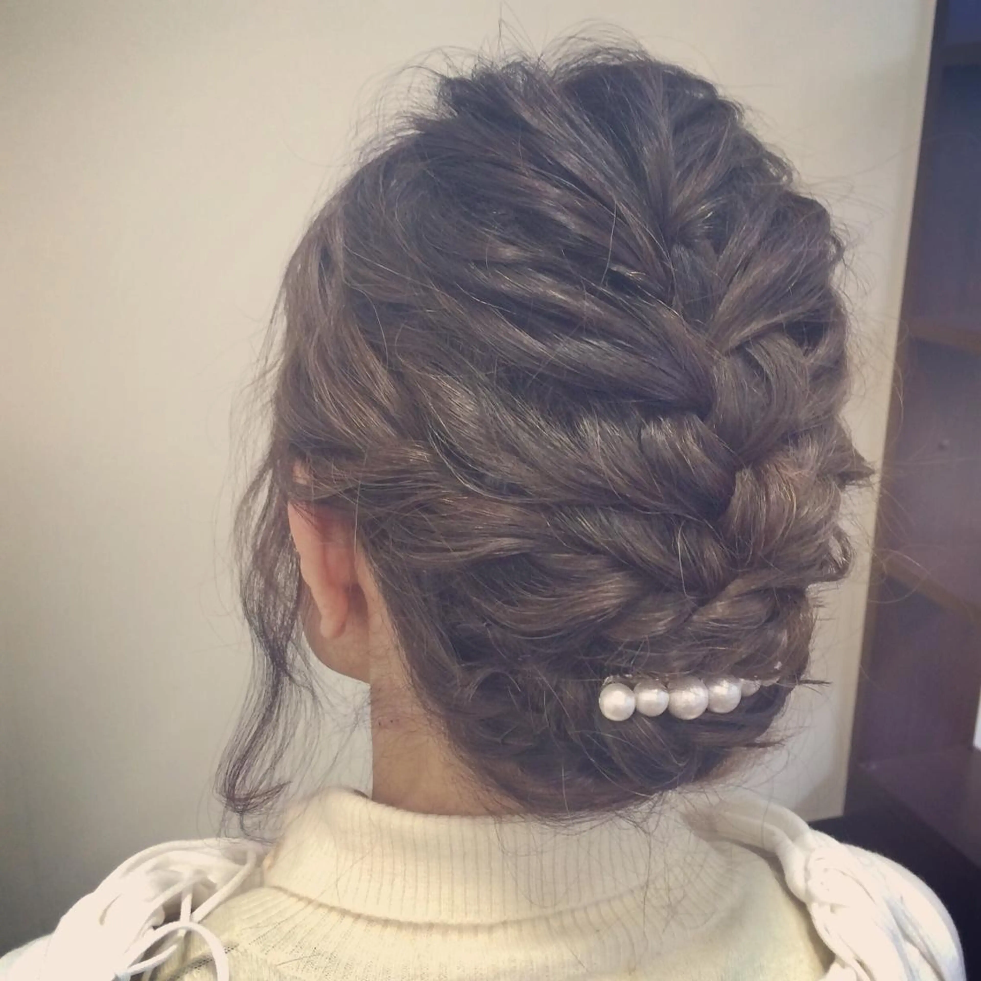 ミディアム ヘアアレンジ 沢田 瞳のヘアスタイル