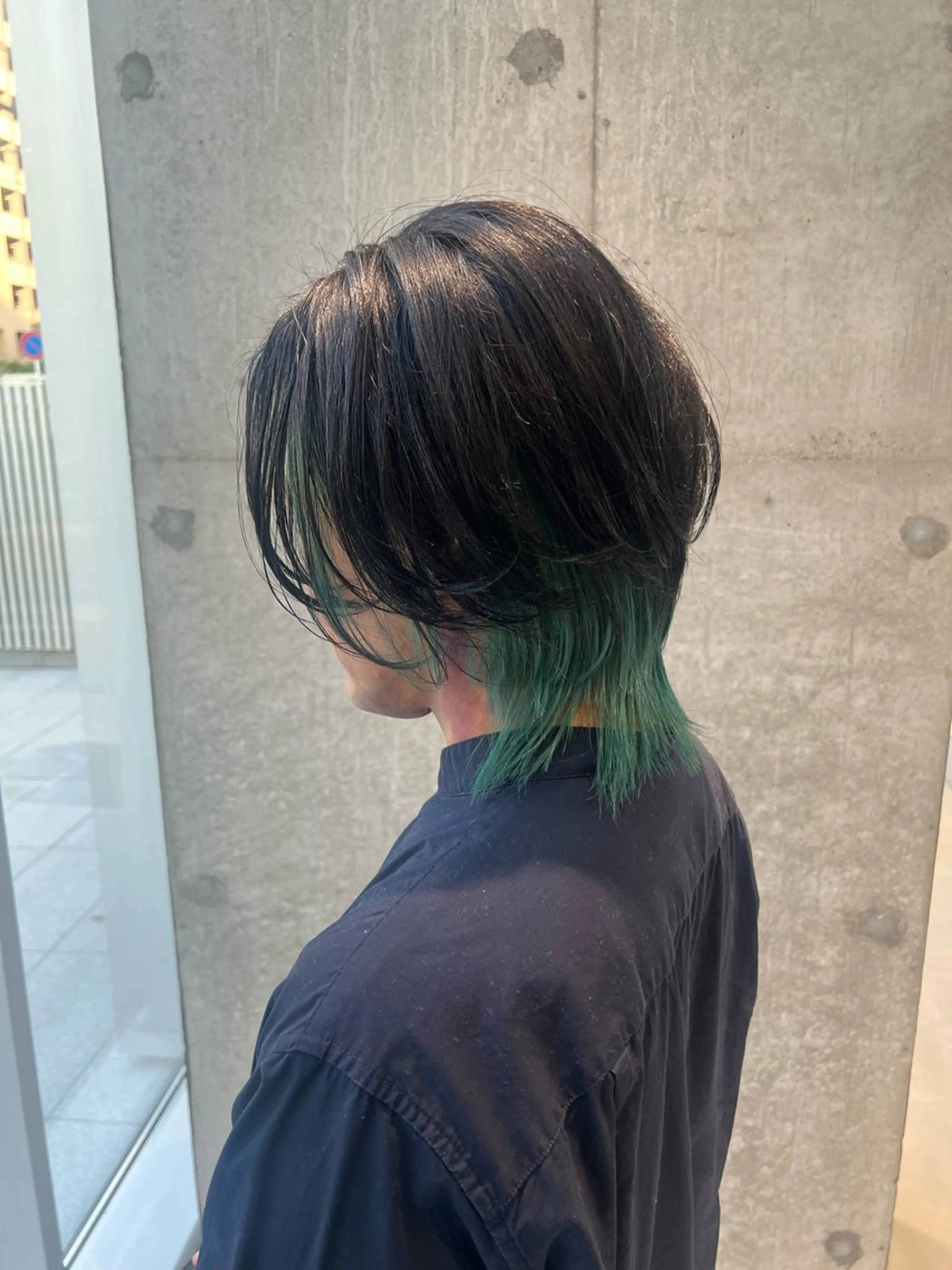 カラー メンズ メンズインナーカラー インナーカラー カット ヘアカラー 吉沢遣人/レイヤー 艶カラー/抜け感のヘアスタイル