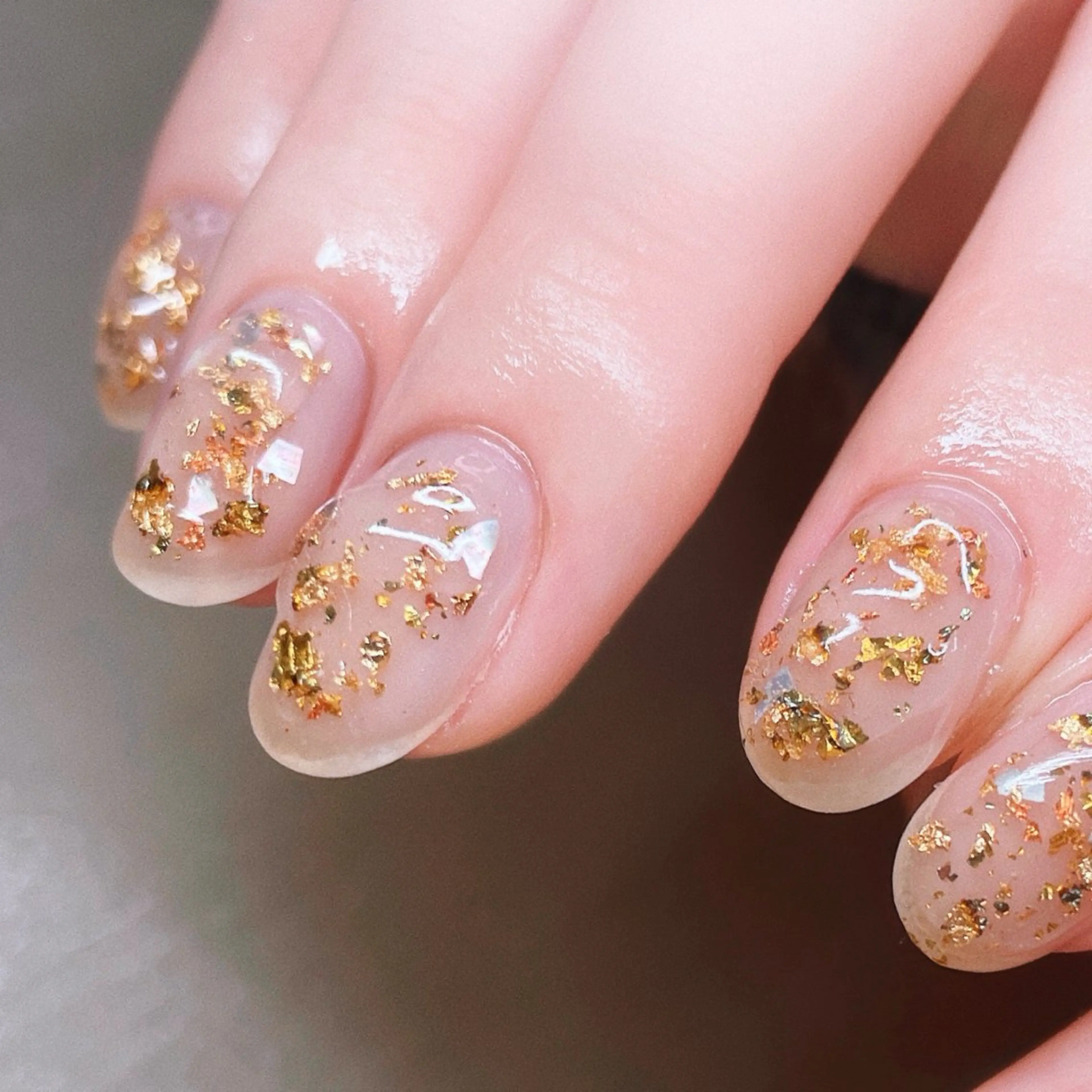 ネイル 長さ出し ハンドネイル Nailist suzuのネイルデザイン