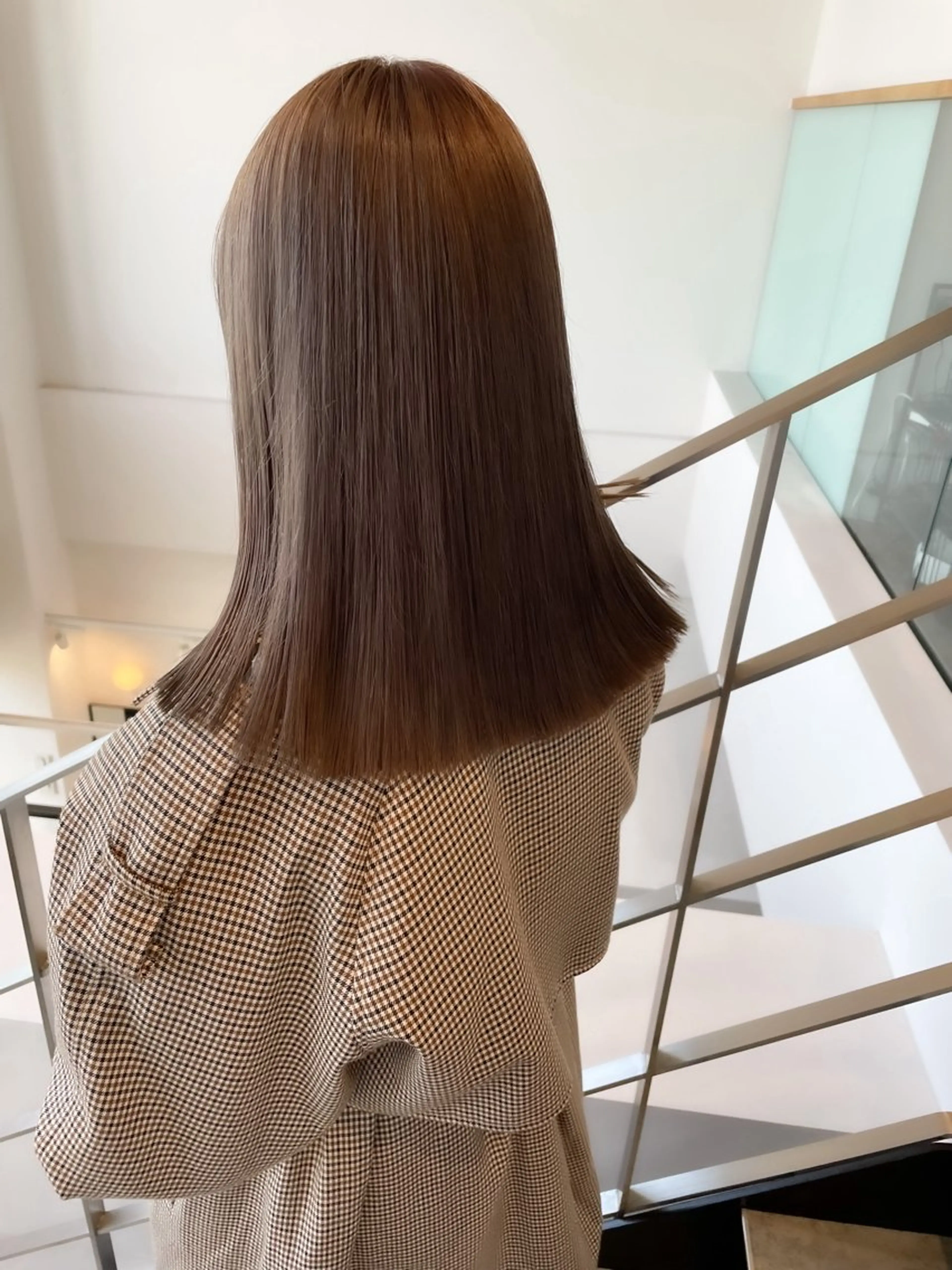 ミディアム カラー ヘアアレンジ カット パーマ トリートメント ミニボブ/ブリーチ 🌈MISATOのヘアスタイル