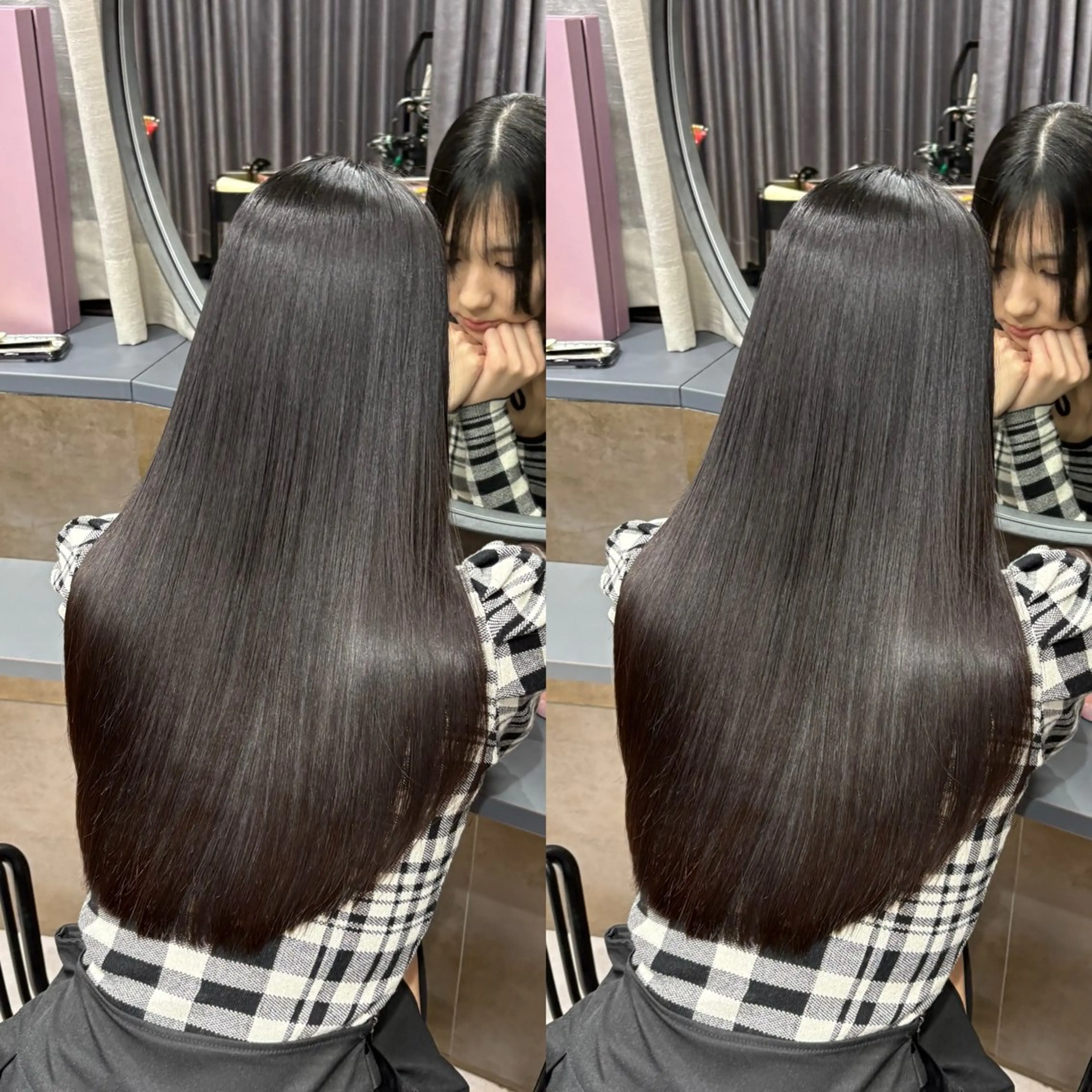 ロング カット ヘアカラー トリートメント 新宿No.1艶髪矯正 美艶カラー/FUKAのヘアスタイル
