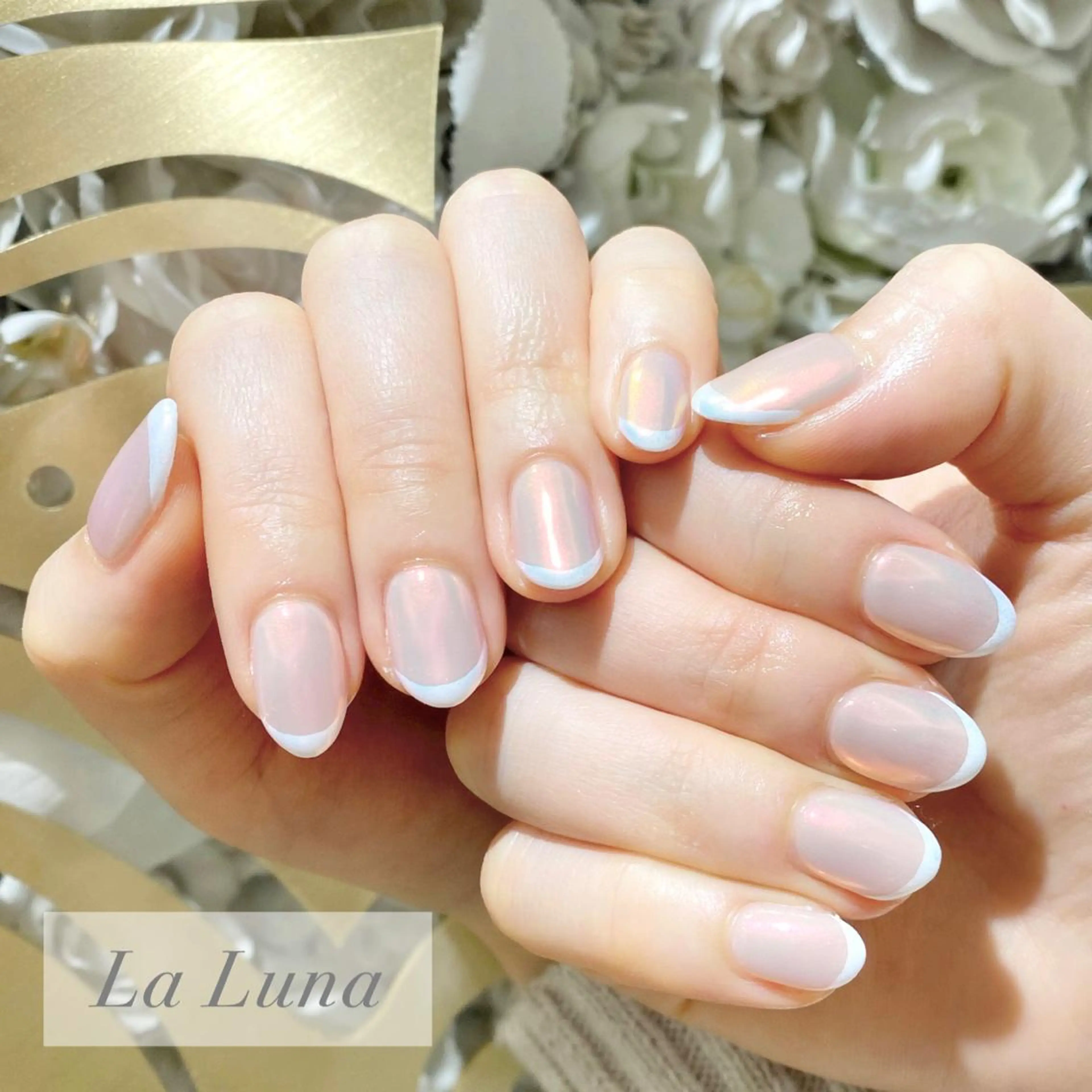 ネイル オーロラネイル ＬａＬｕｎａ🌙 Natsukiのネイルデザイン