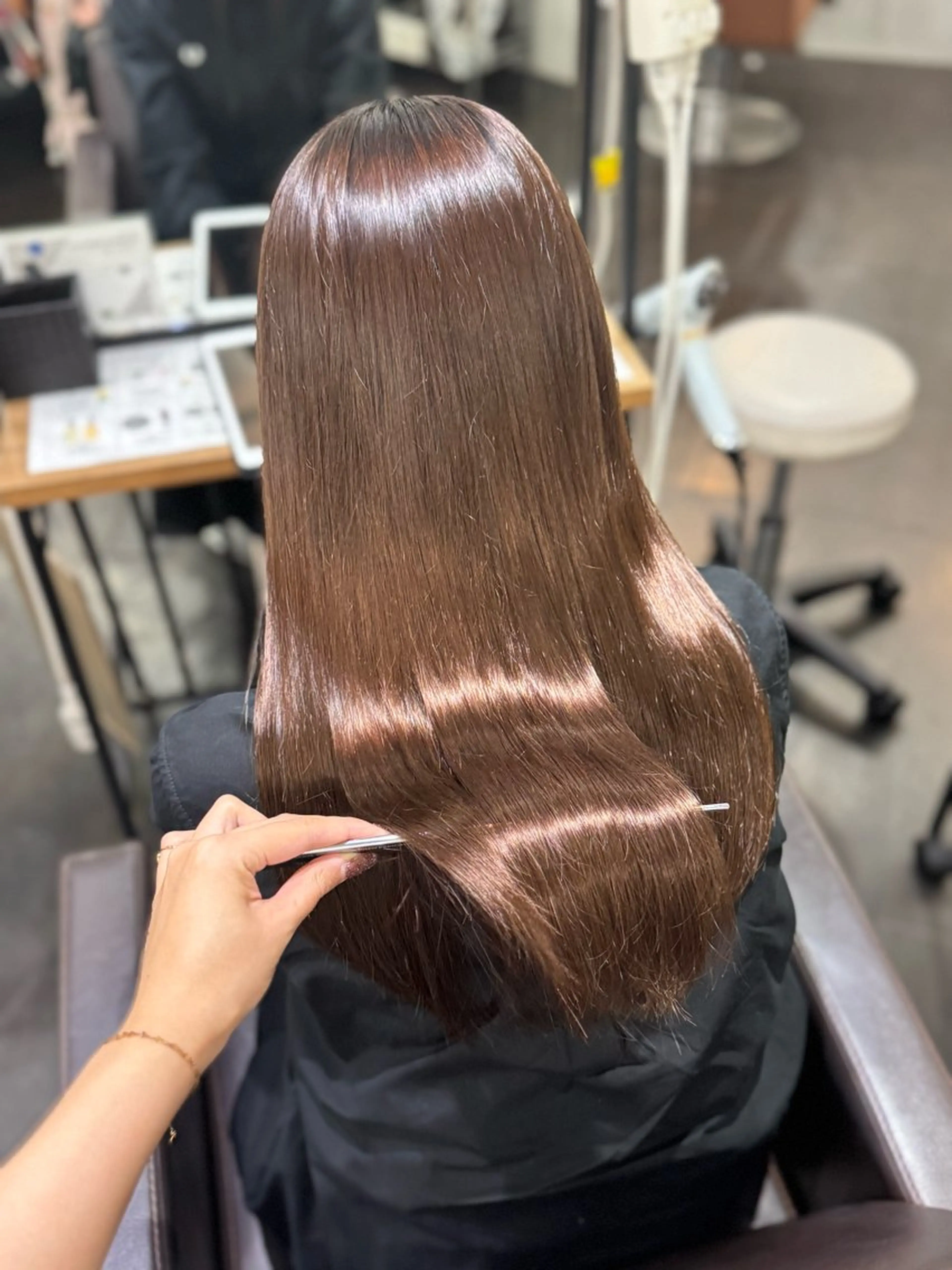 ロング ヘアカラー トリートメント ヘッドスパ 🌷名駅／髪質改善 ヘアセット/モネ🌷のヘアスタイル