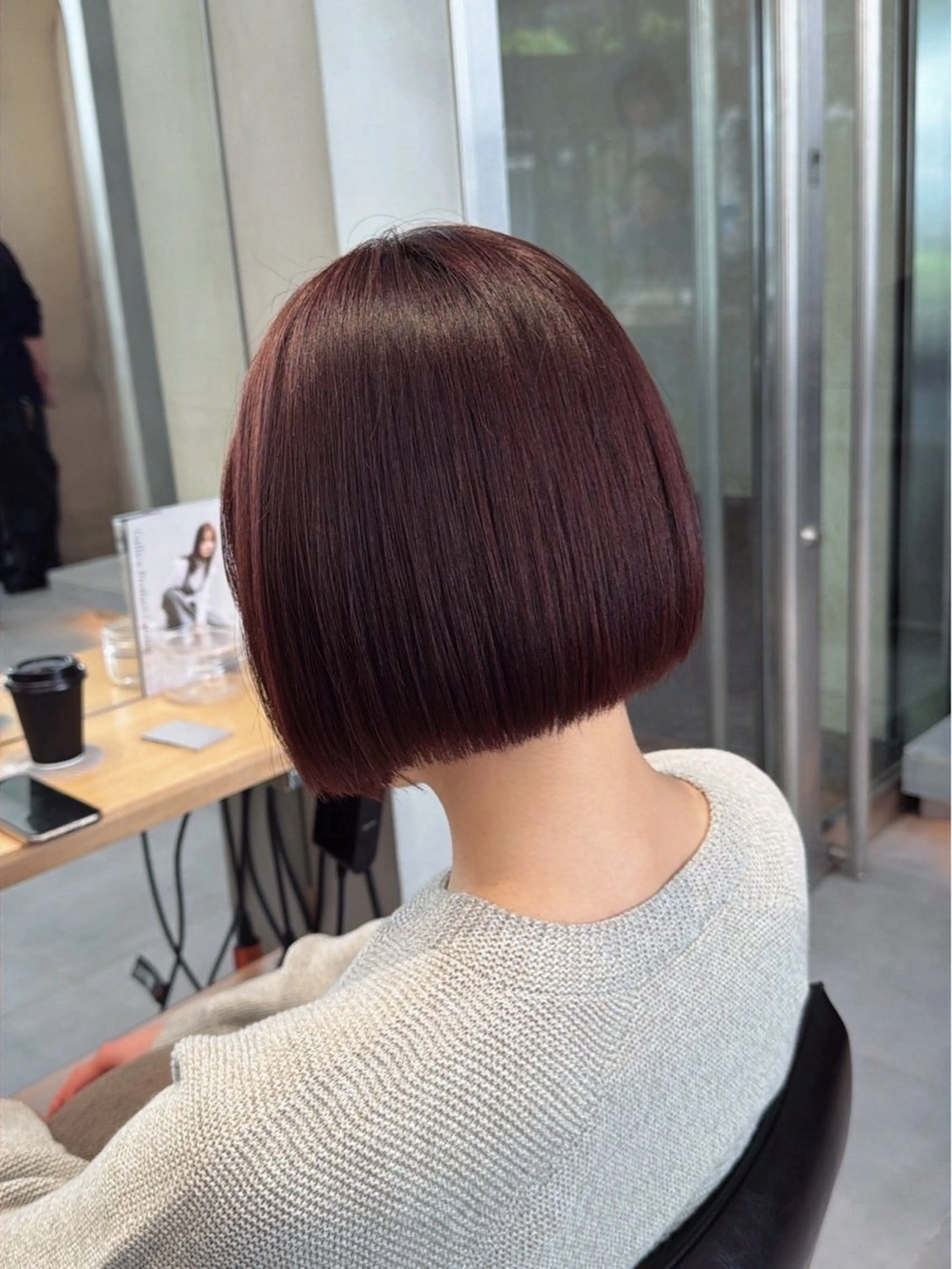 カラー くるみ🎀🐿 艶カラー✨のヘアスタイル