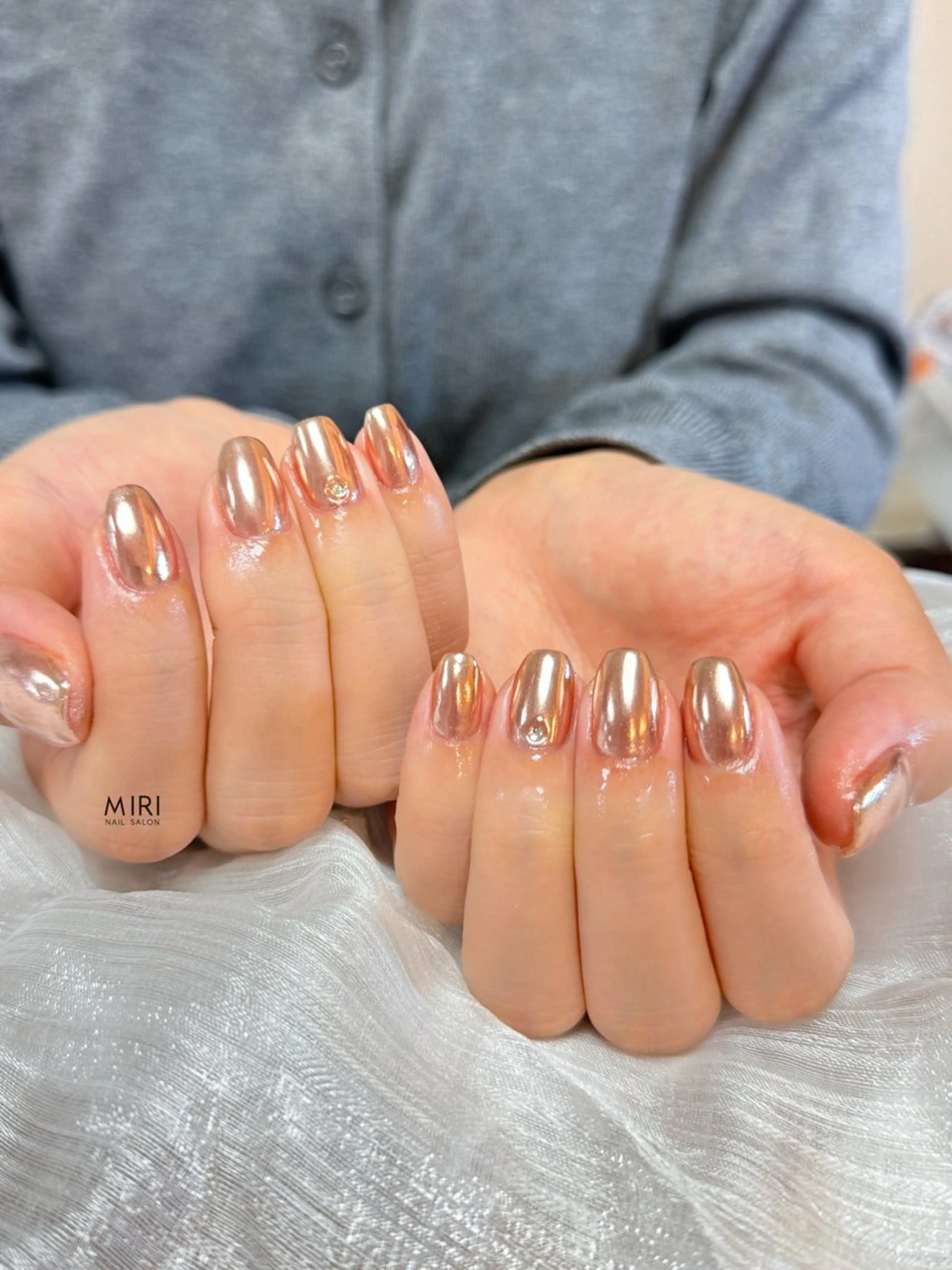 パーマ ハンドネイル Miri nail salonのネイルデザイン